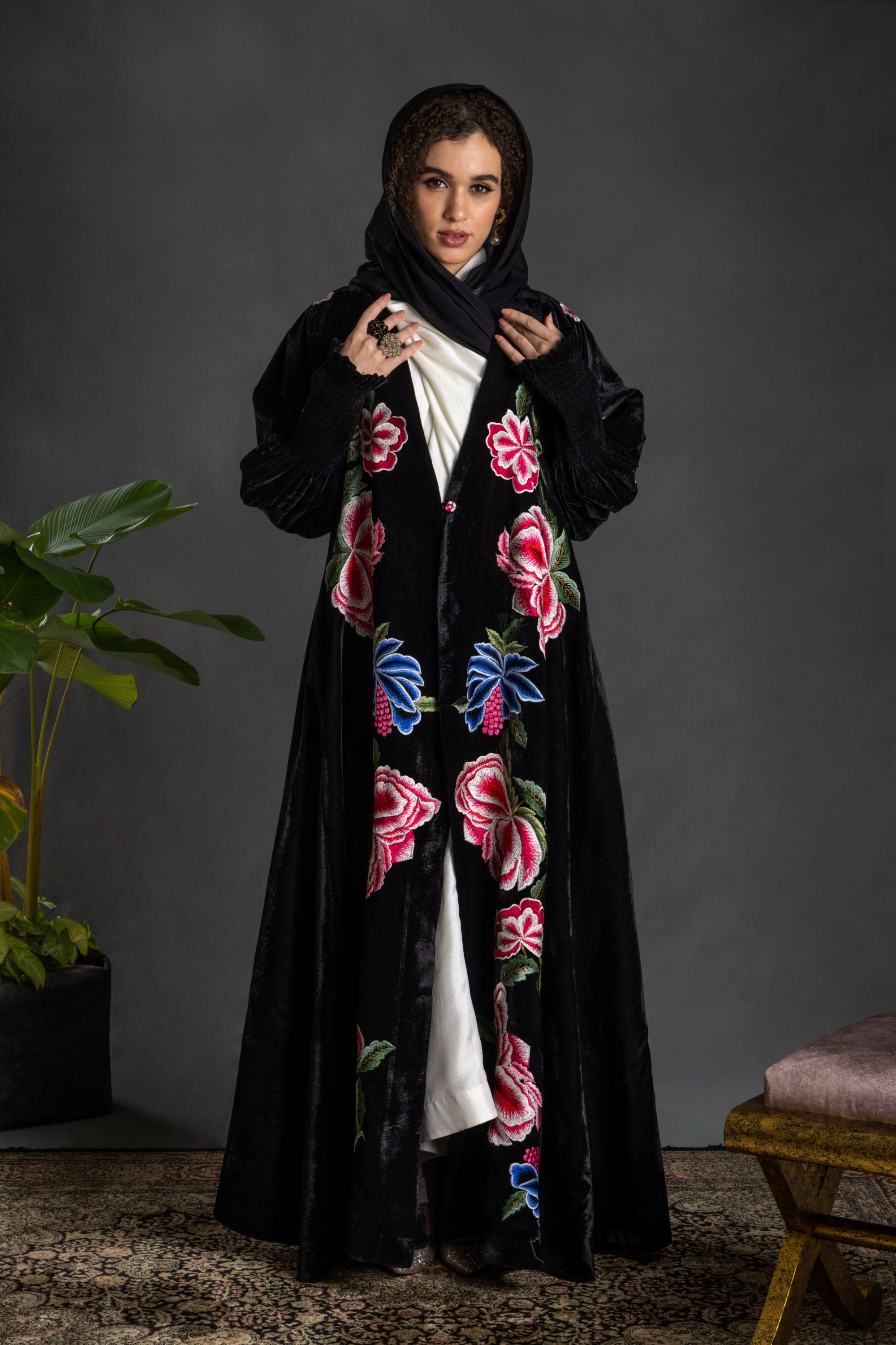 Anaya Embroidered Abaya