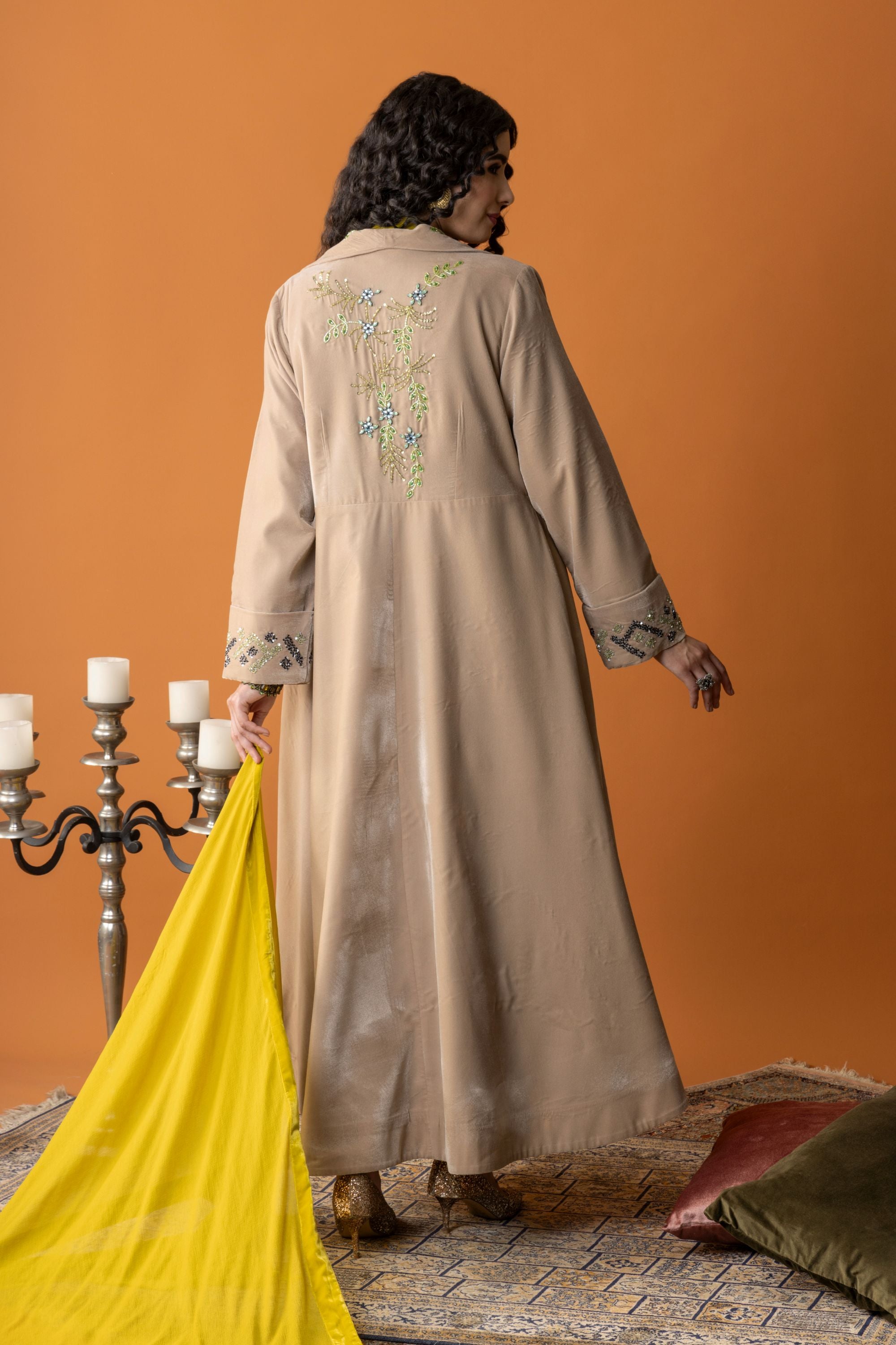 Aisha Abaya with Embellishment