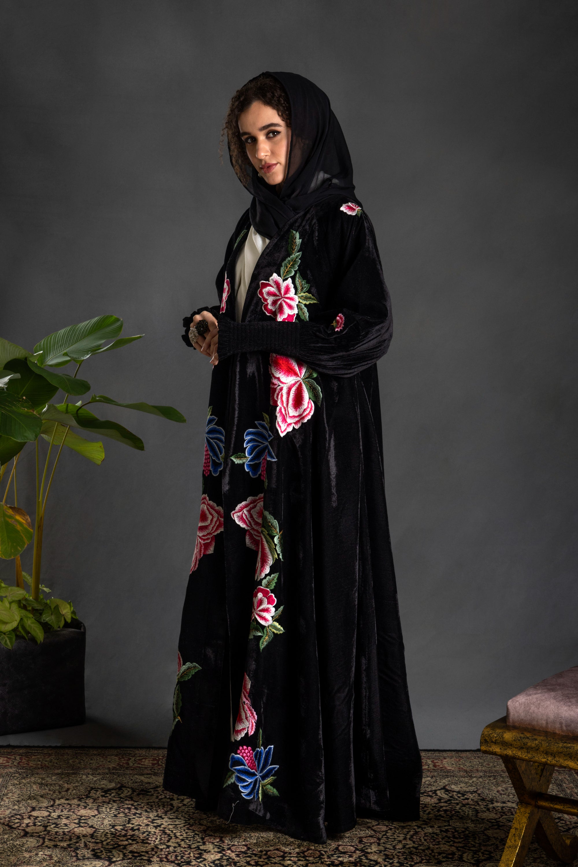 Anaya Embroidered Abaya