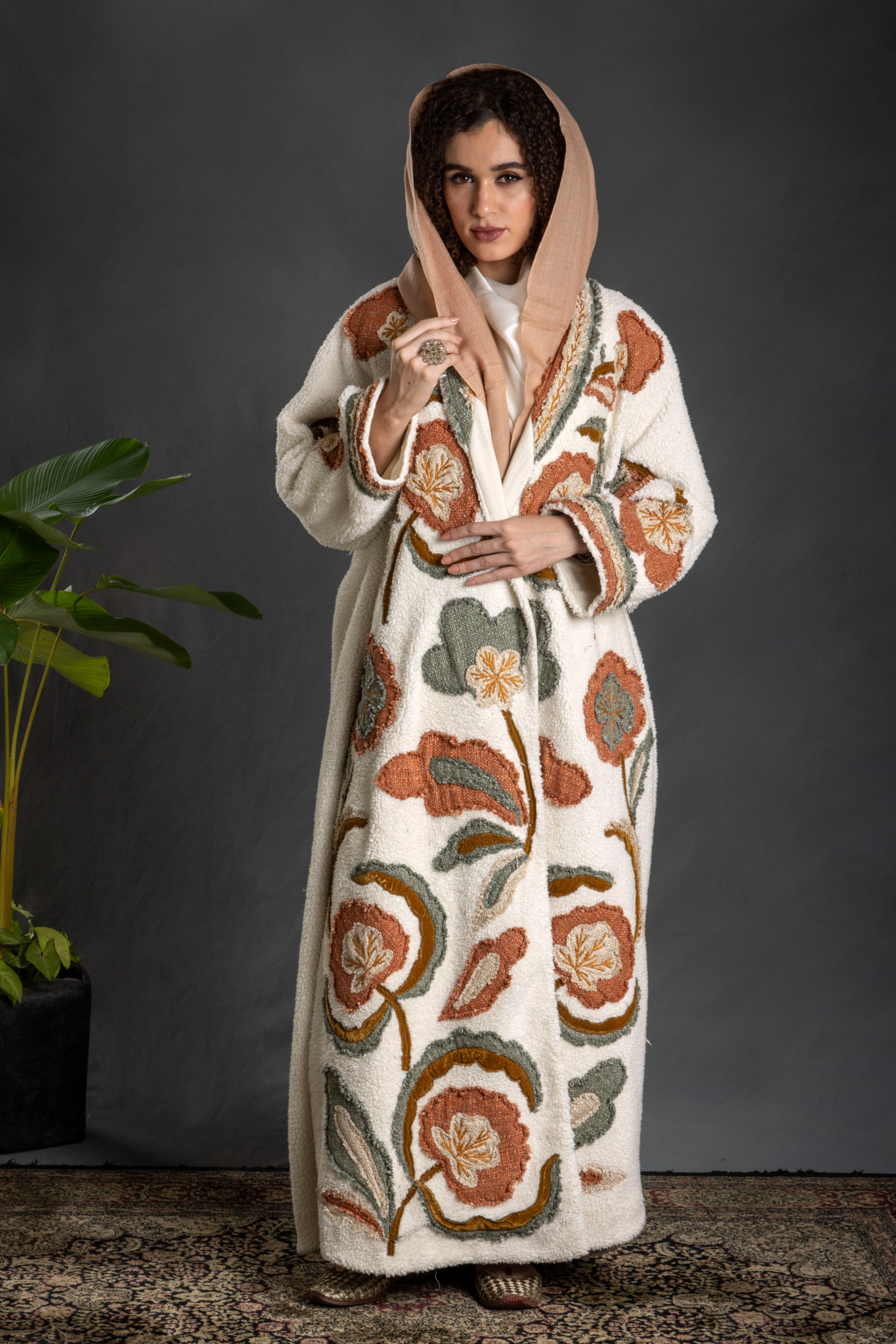 Hidaya Applique Embroidered Abaya