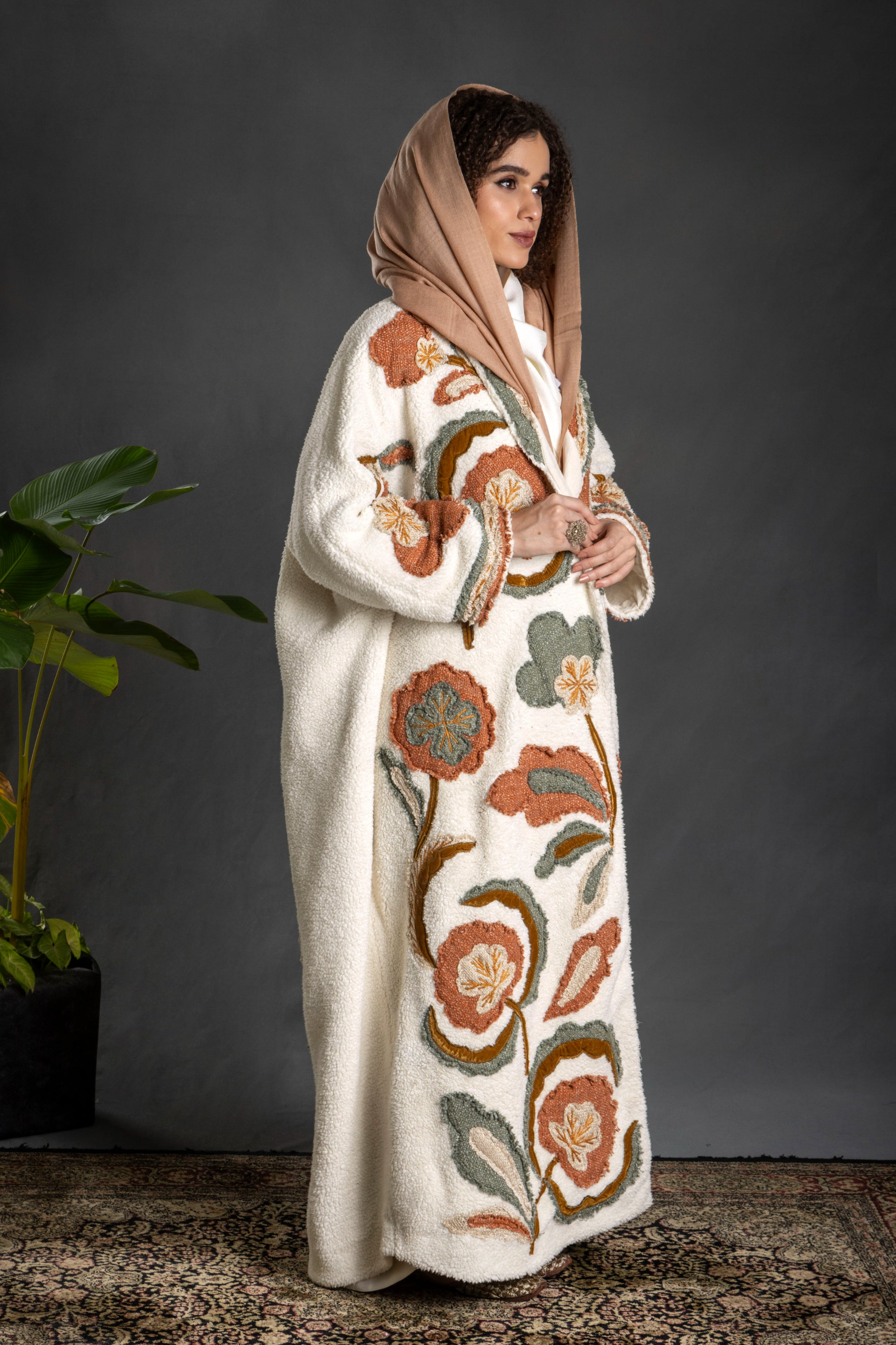 Hidaya Applique Embroidered Abaya