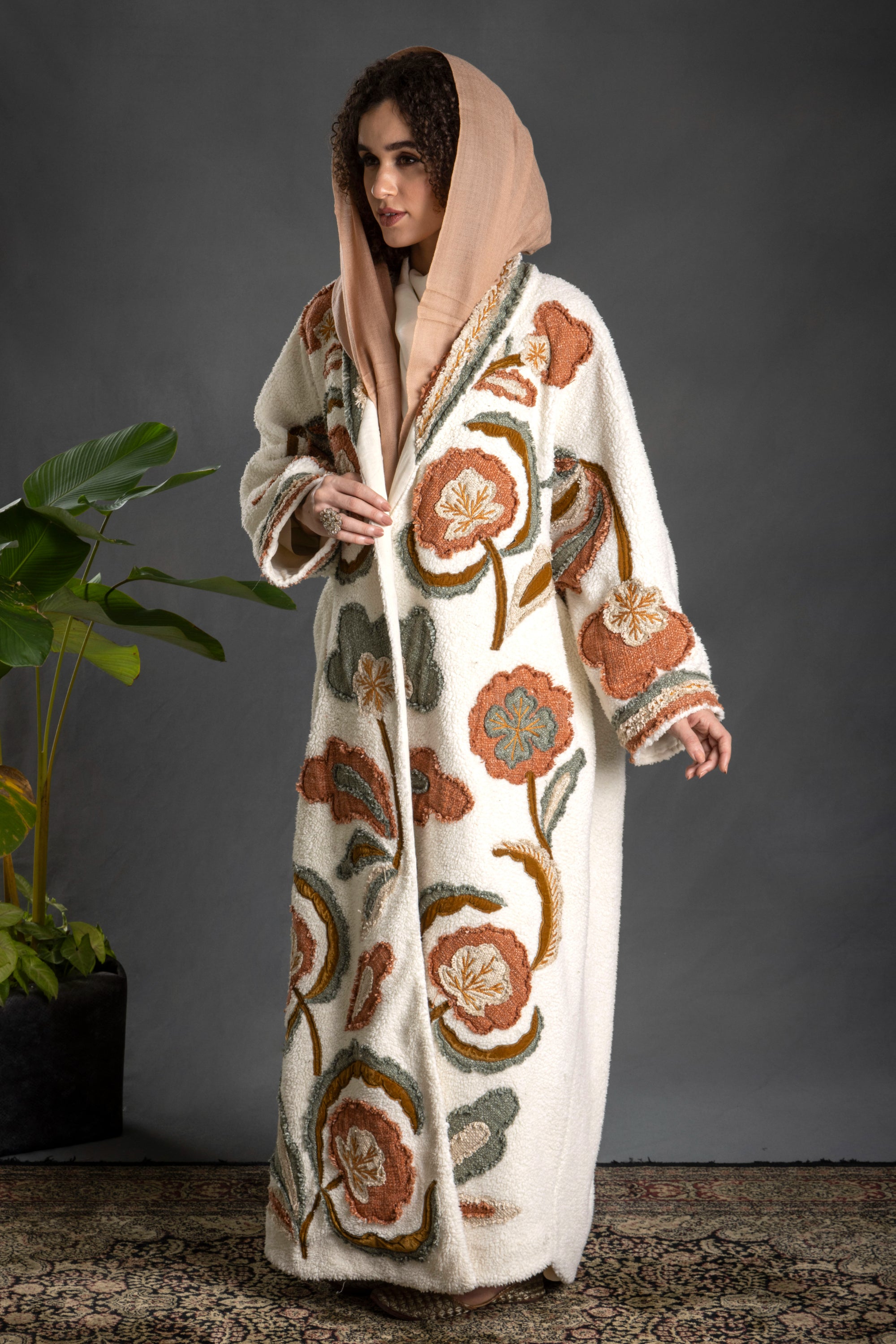 Hidaya Applique Embroidered Abaya