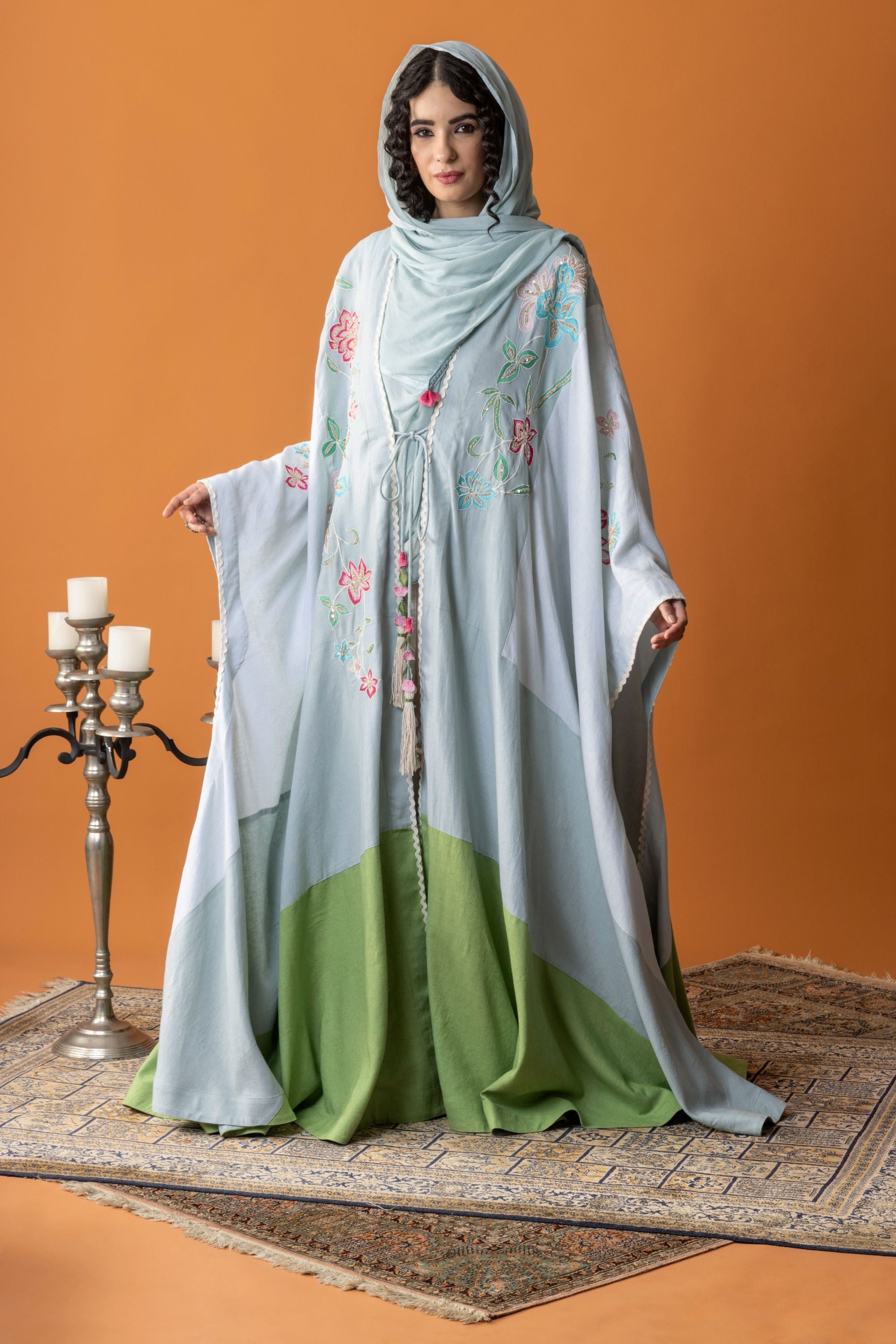 Homa Embroidered Abaya