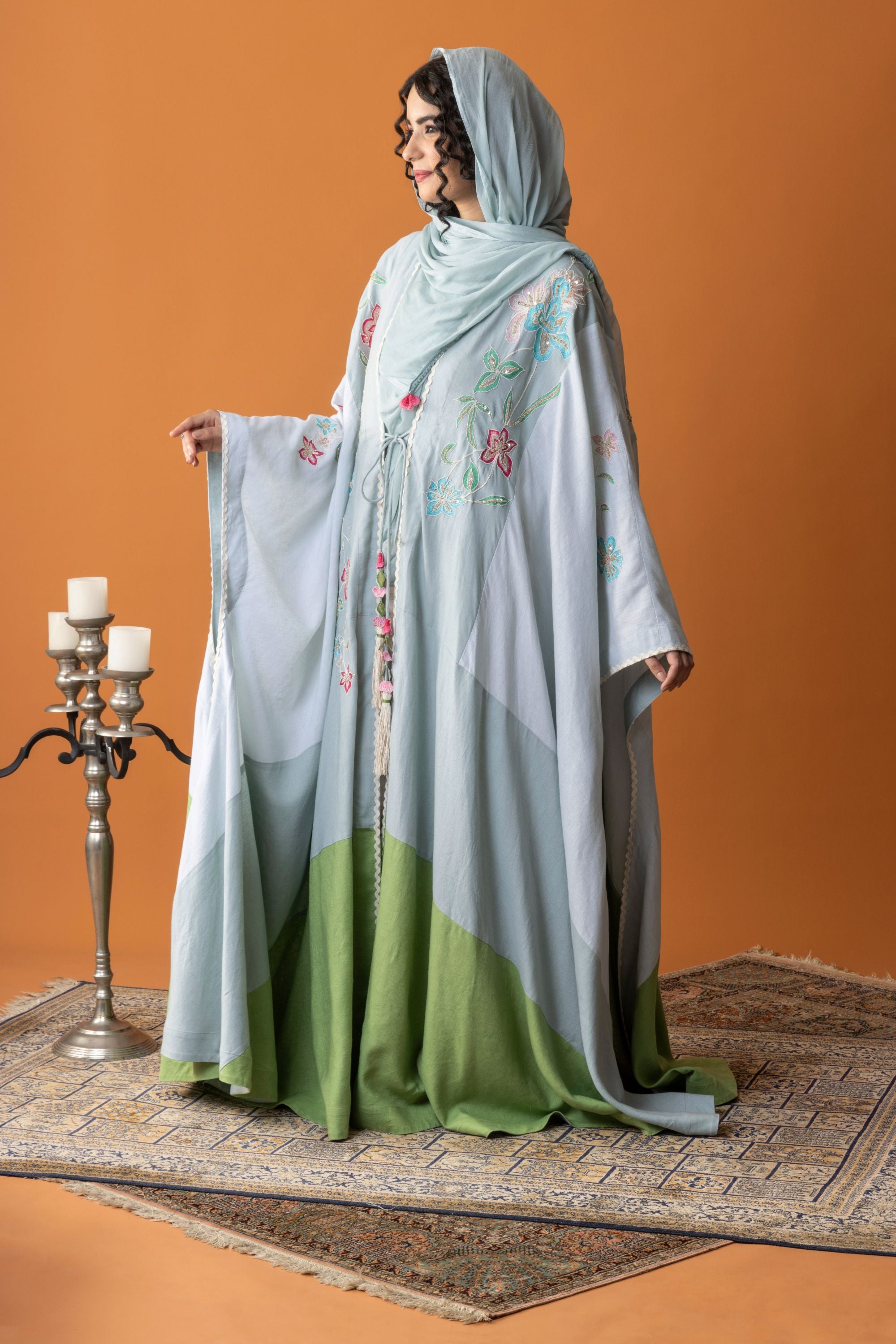 Homa Embroidered Abaya