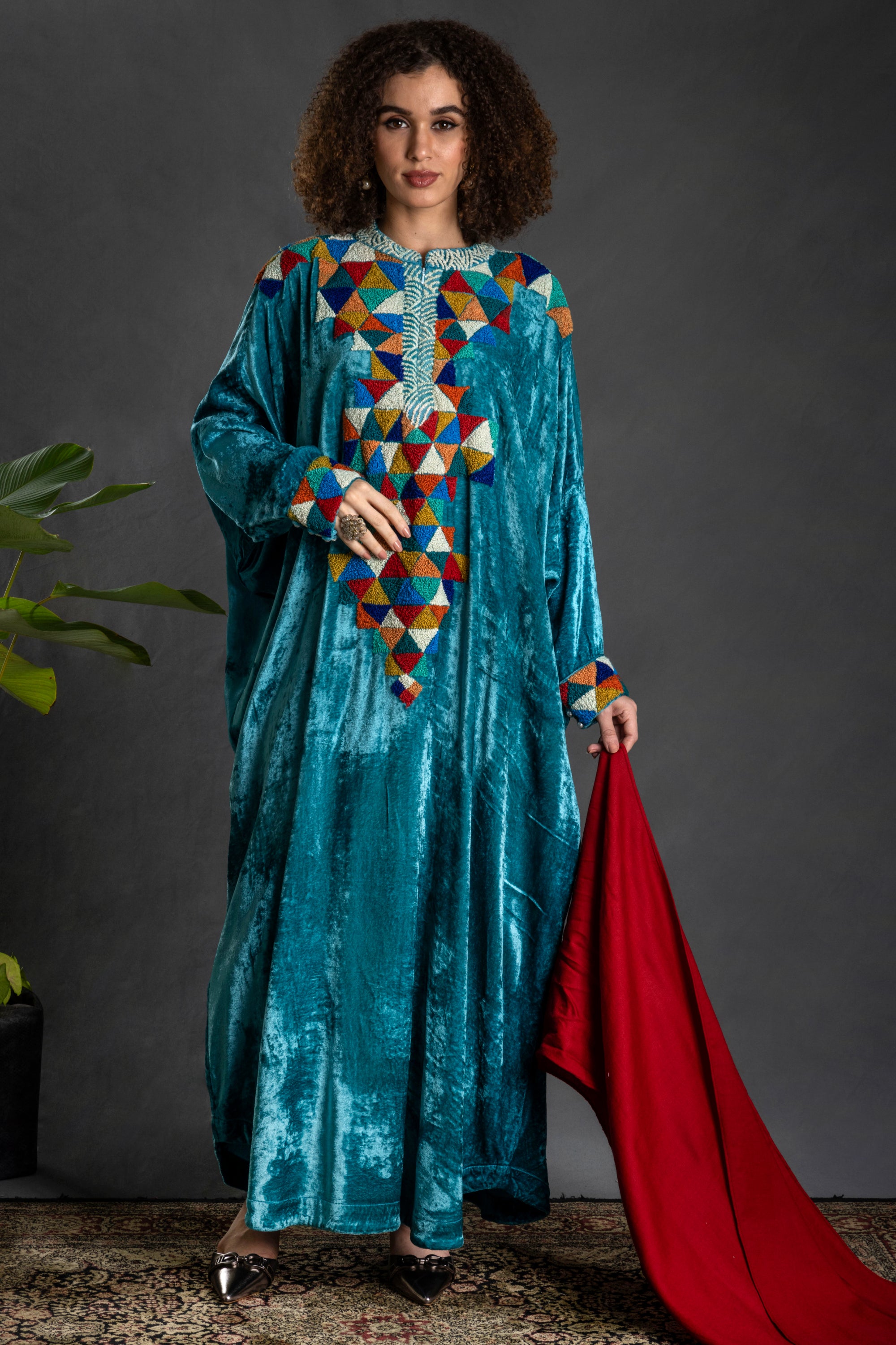 Ghadir Embroidered Jalabiya