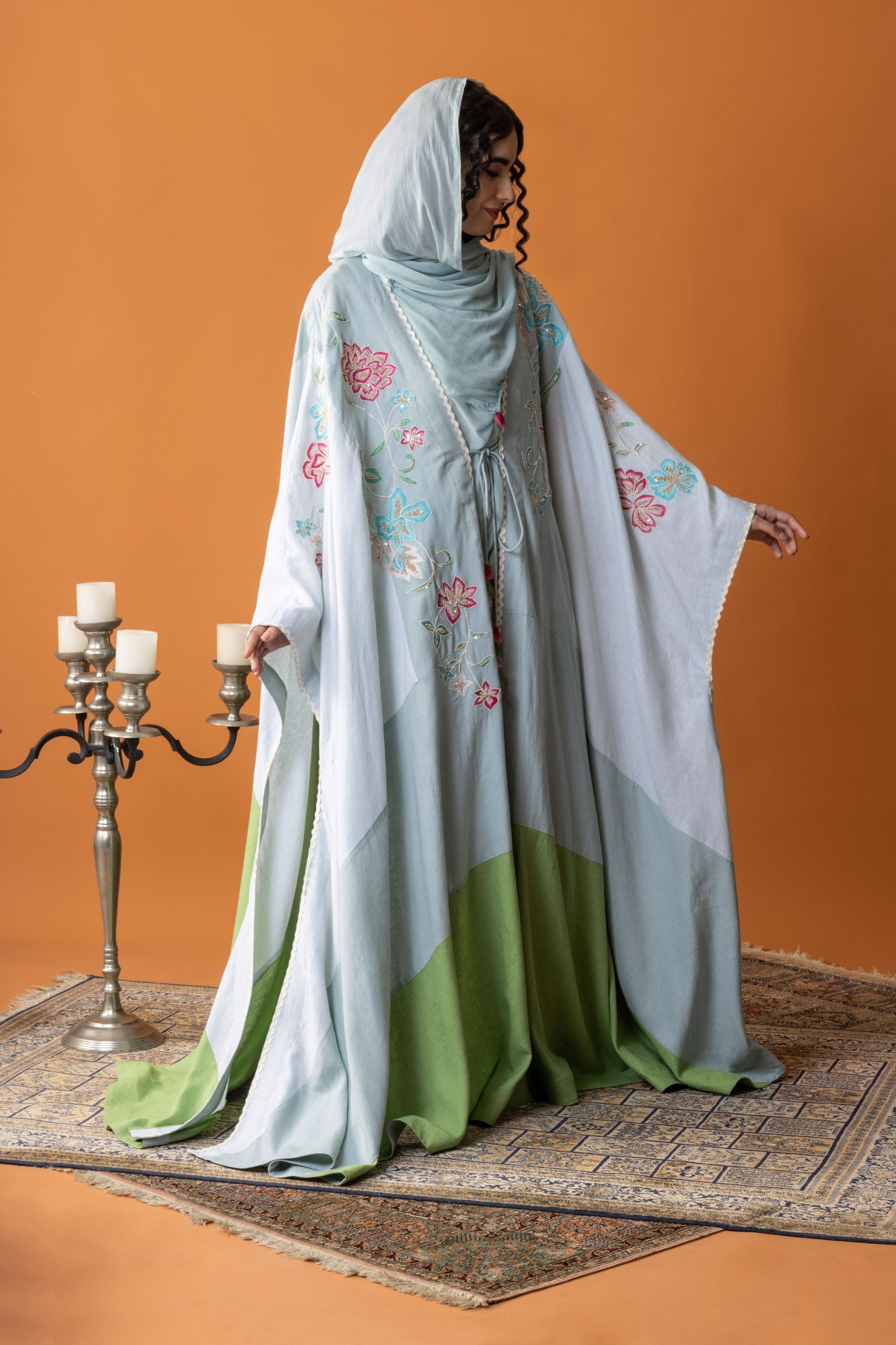 Homa Embroidered Abaya