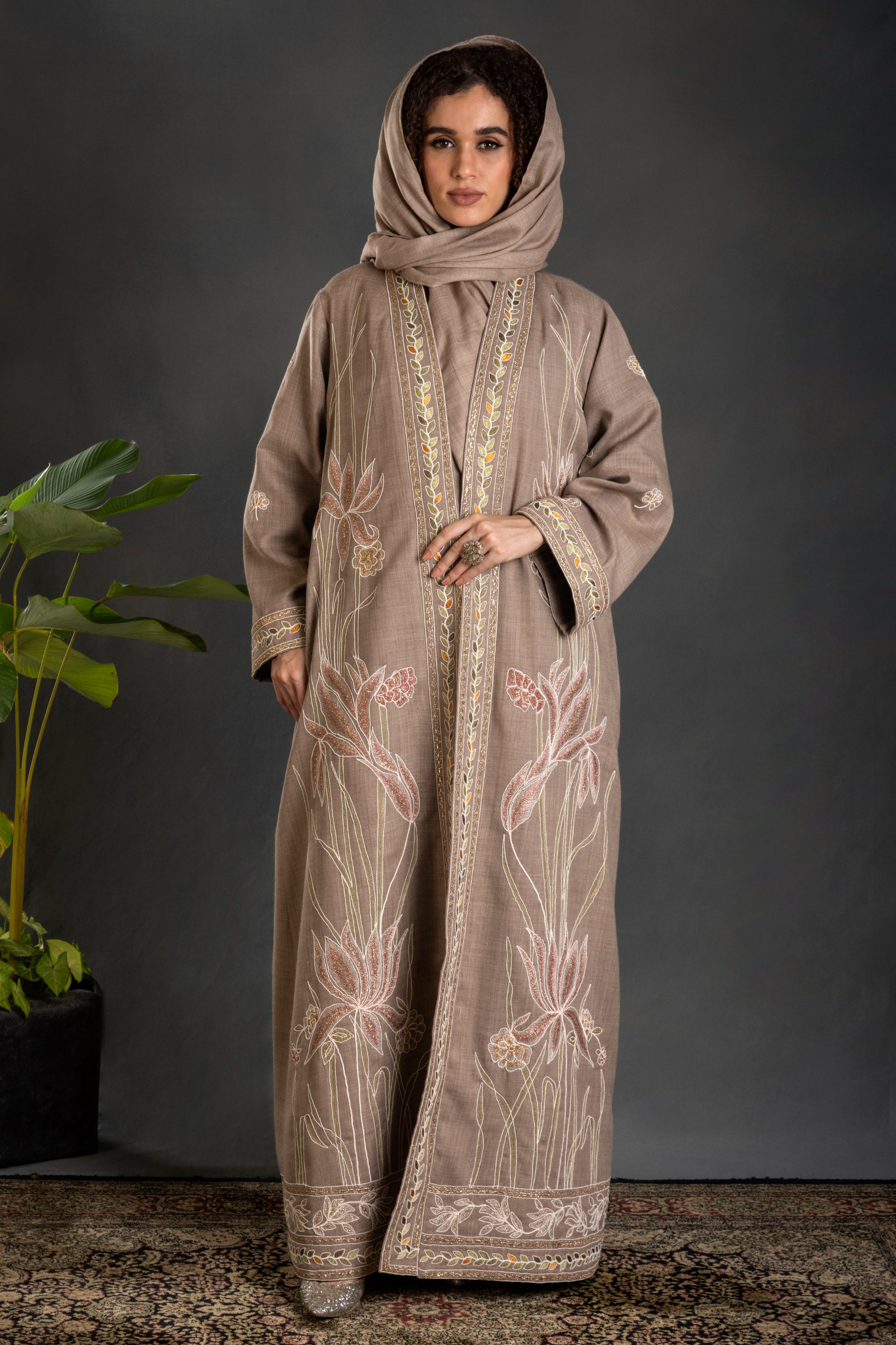 Zainah Embroidered Abaya