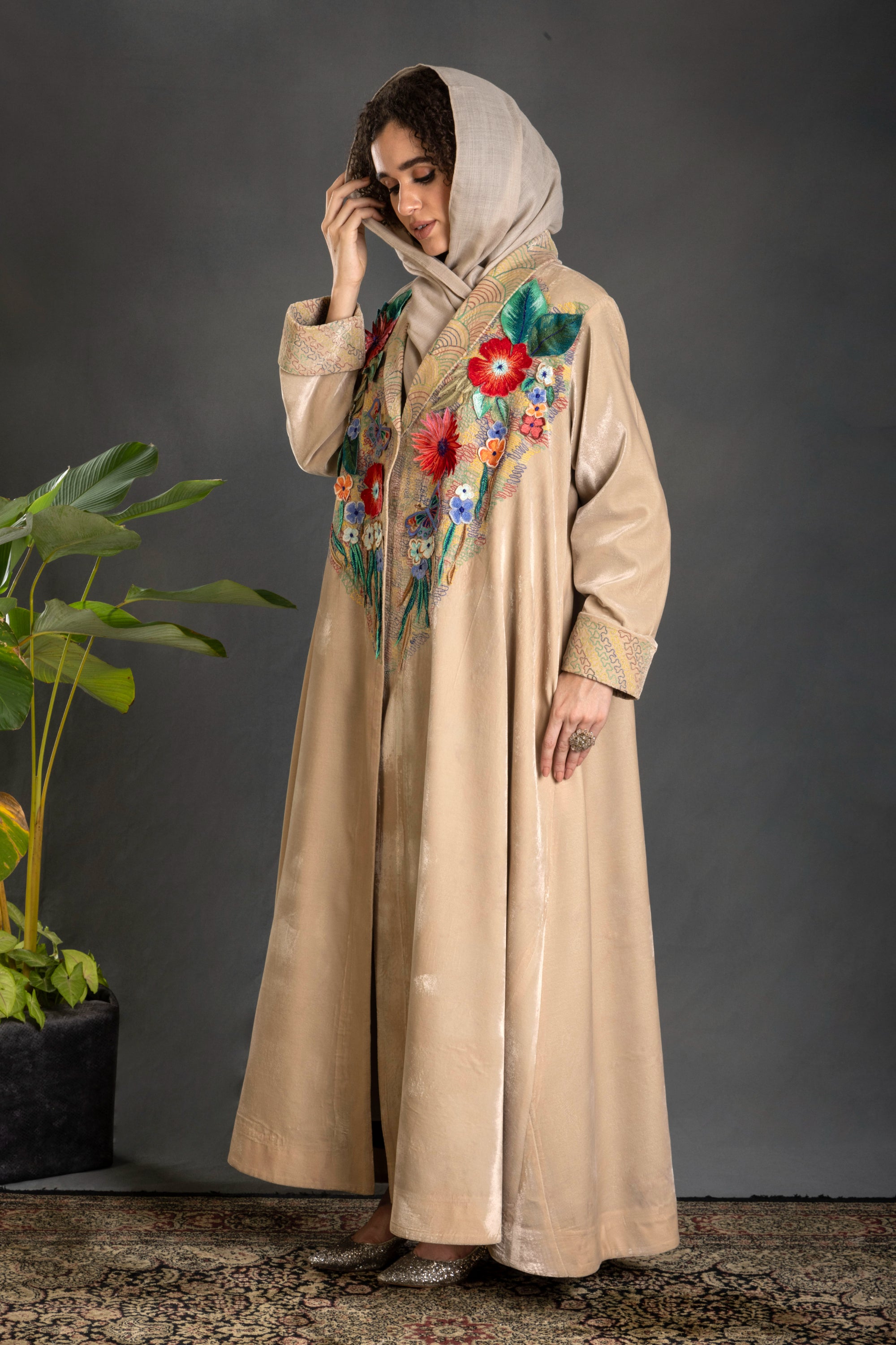 Adila Embroidered Abaya