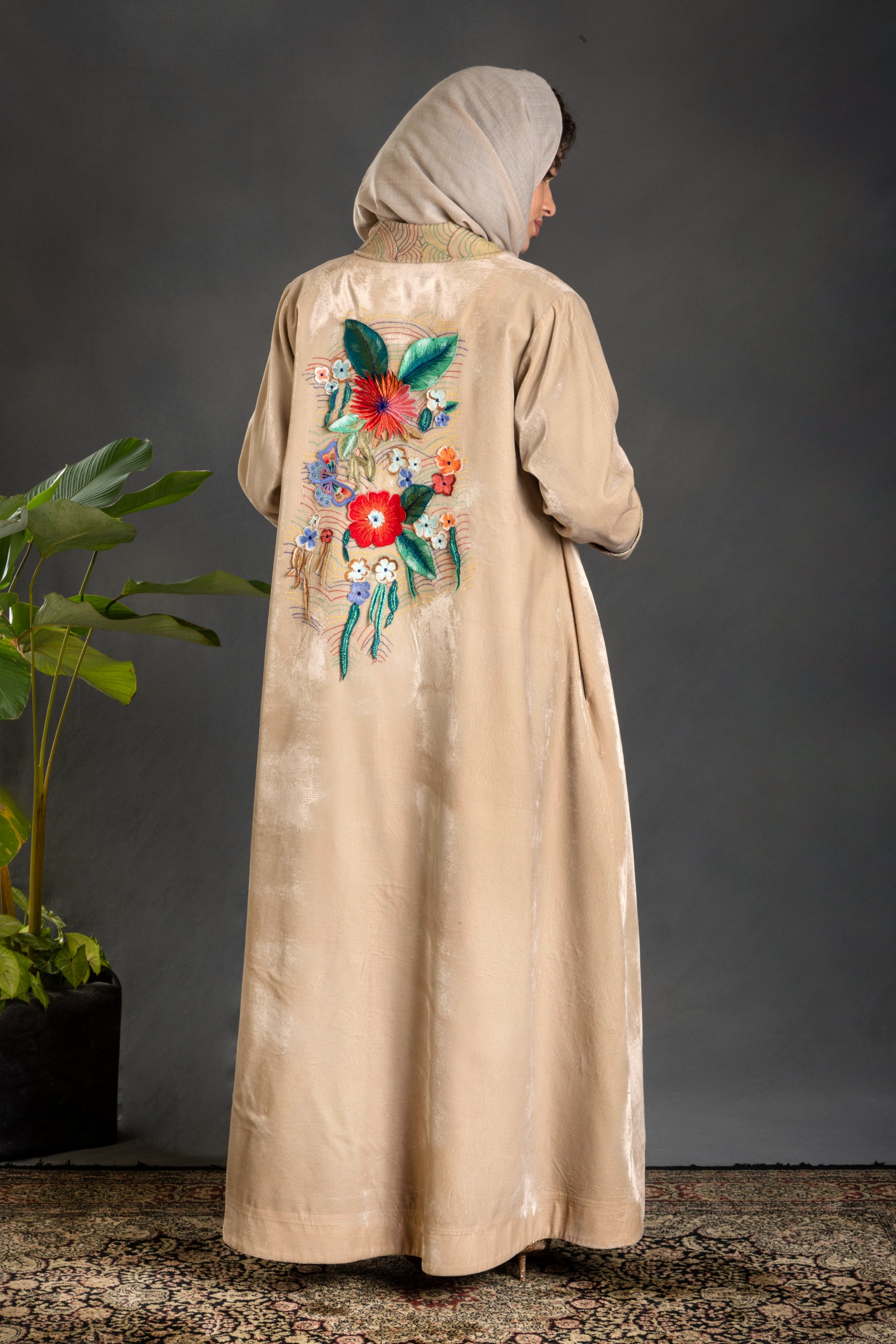 Adila Embroidered Abaya