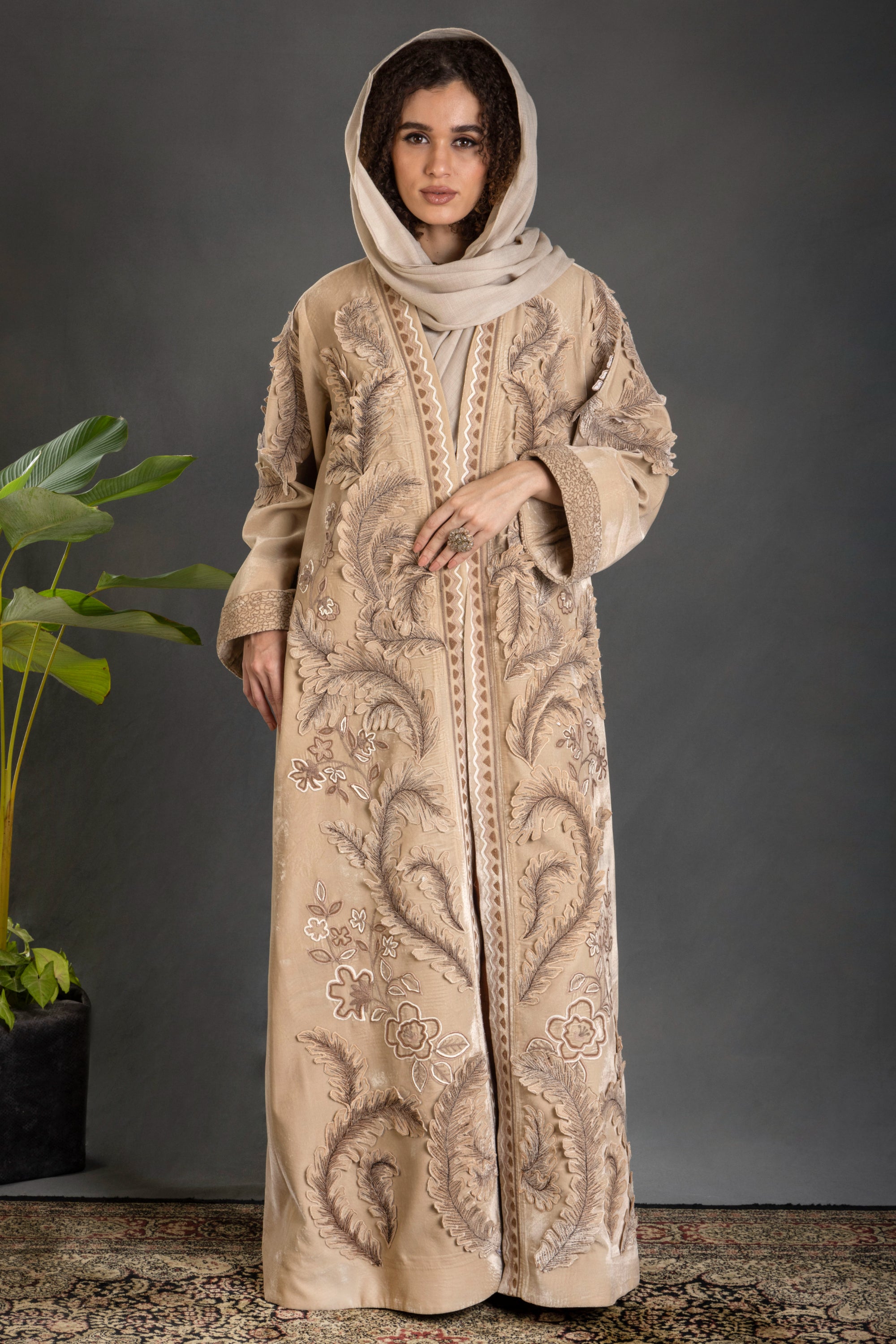 Afra Embroidered Abaya