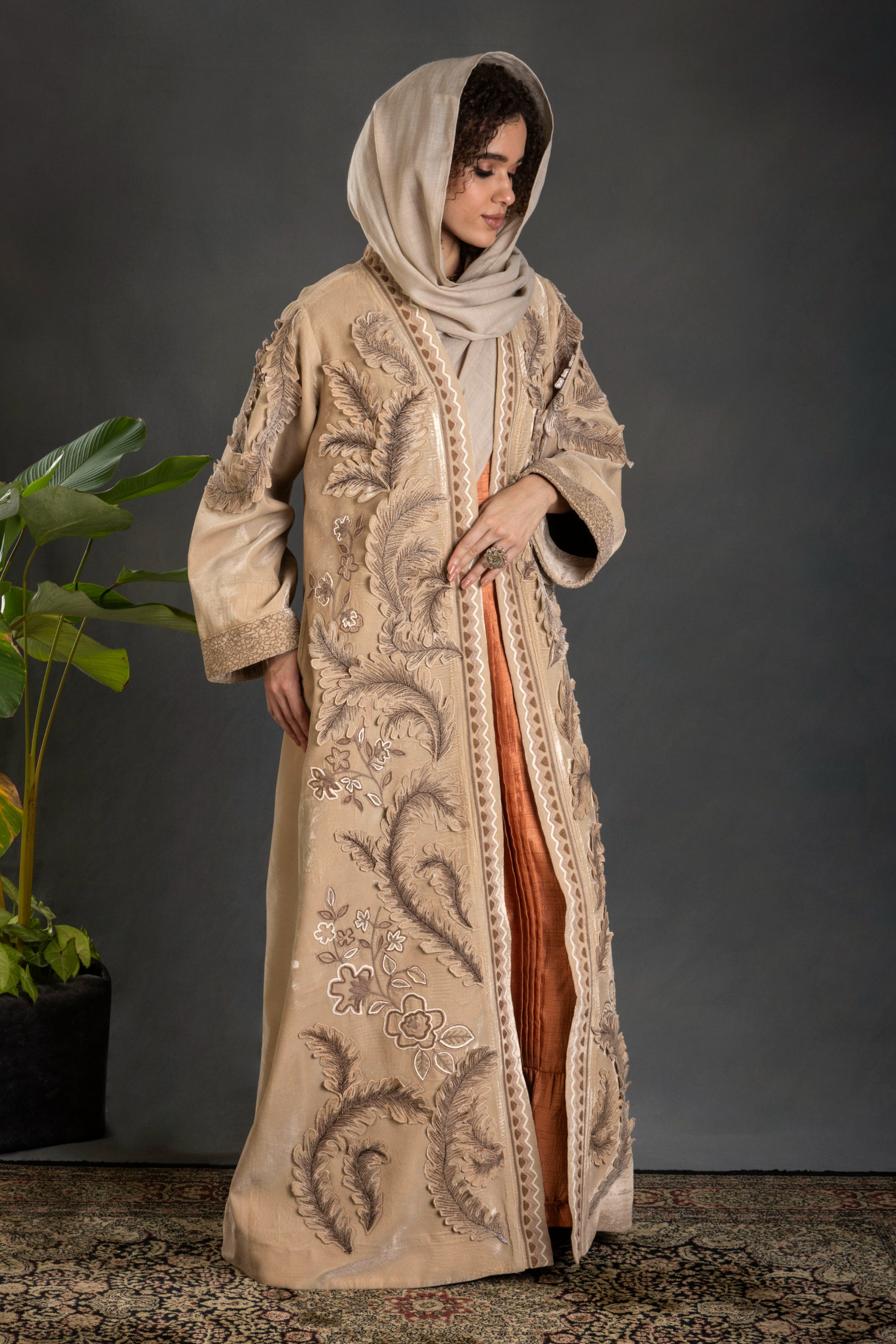 Afra Embroidered Abaya