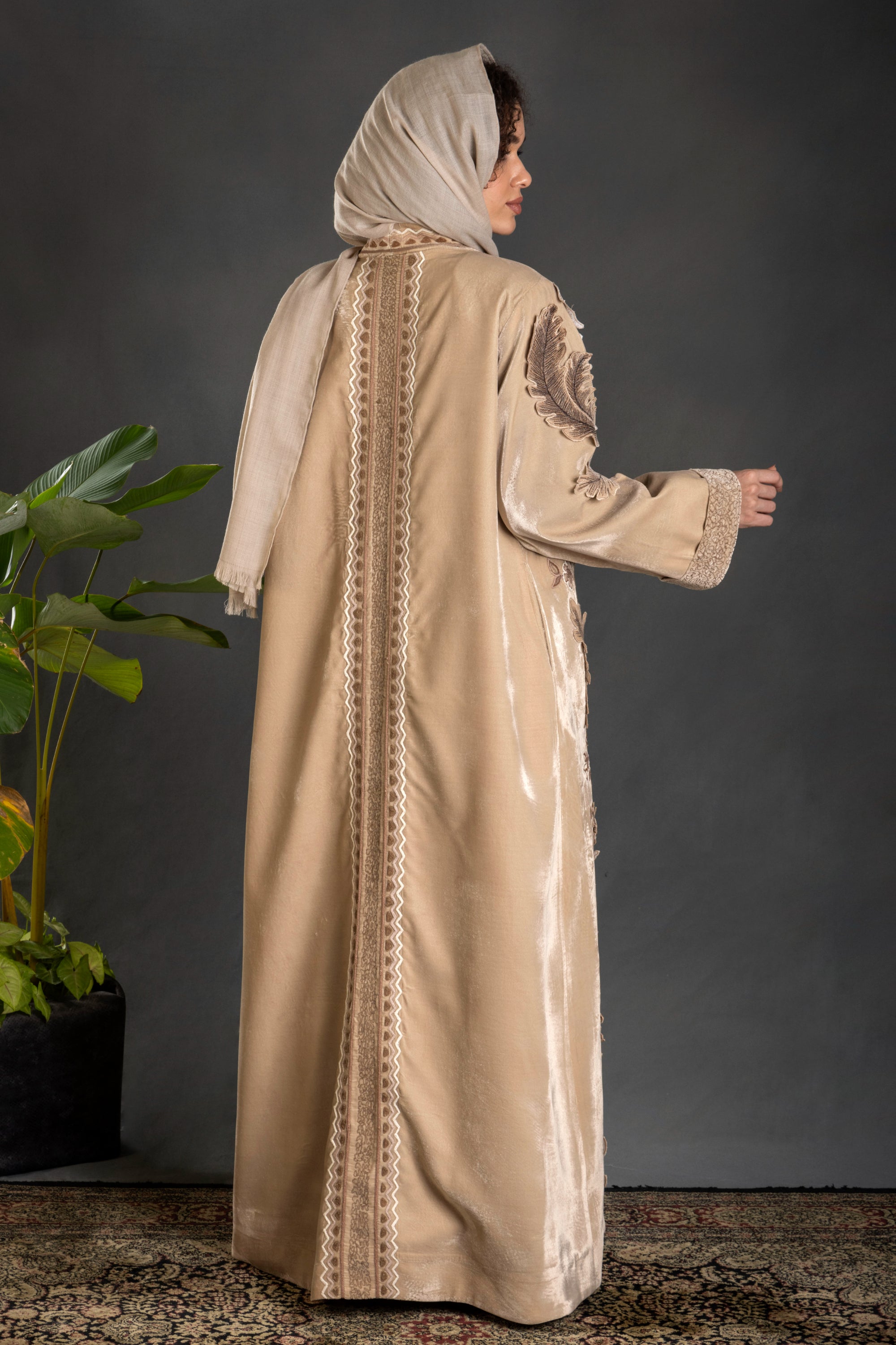 Afra Embroidered Abaya