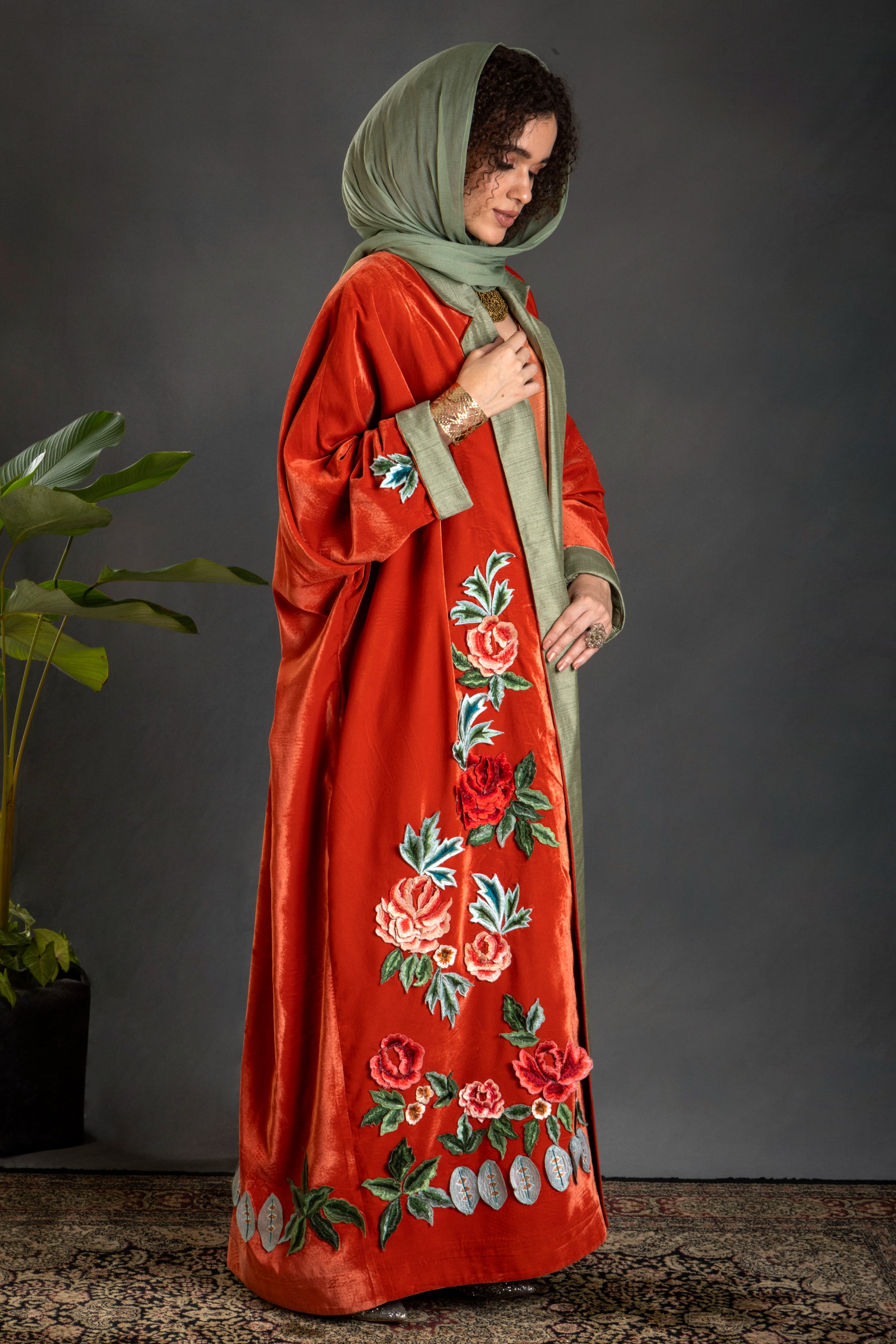 Aafiya Embroidered Abaya