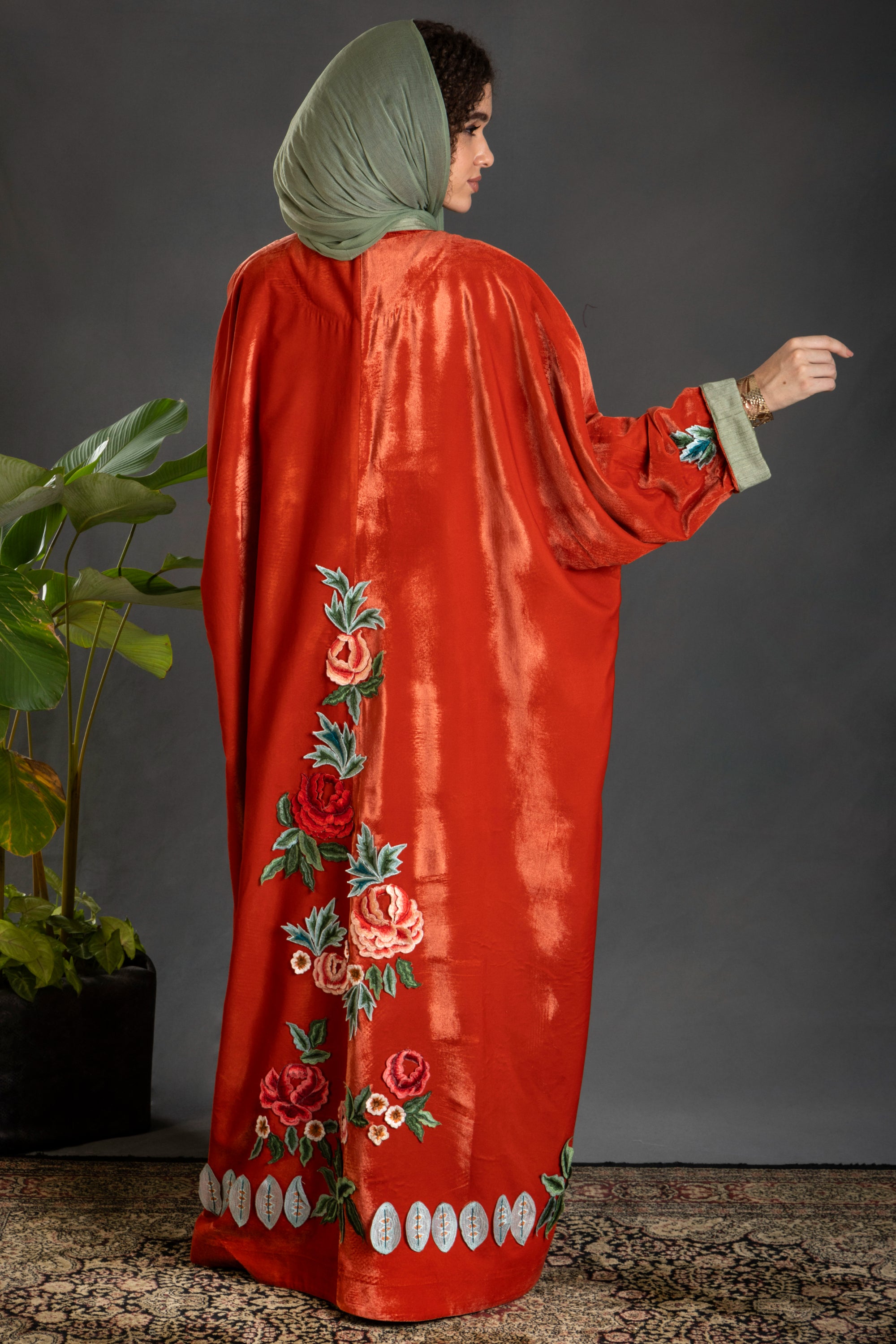 Aafiya Embroidered Abaya