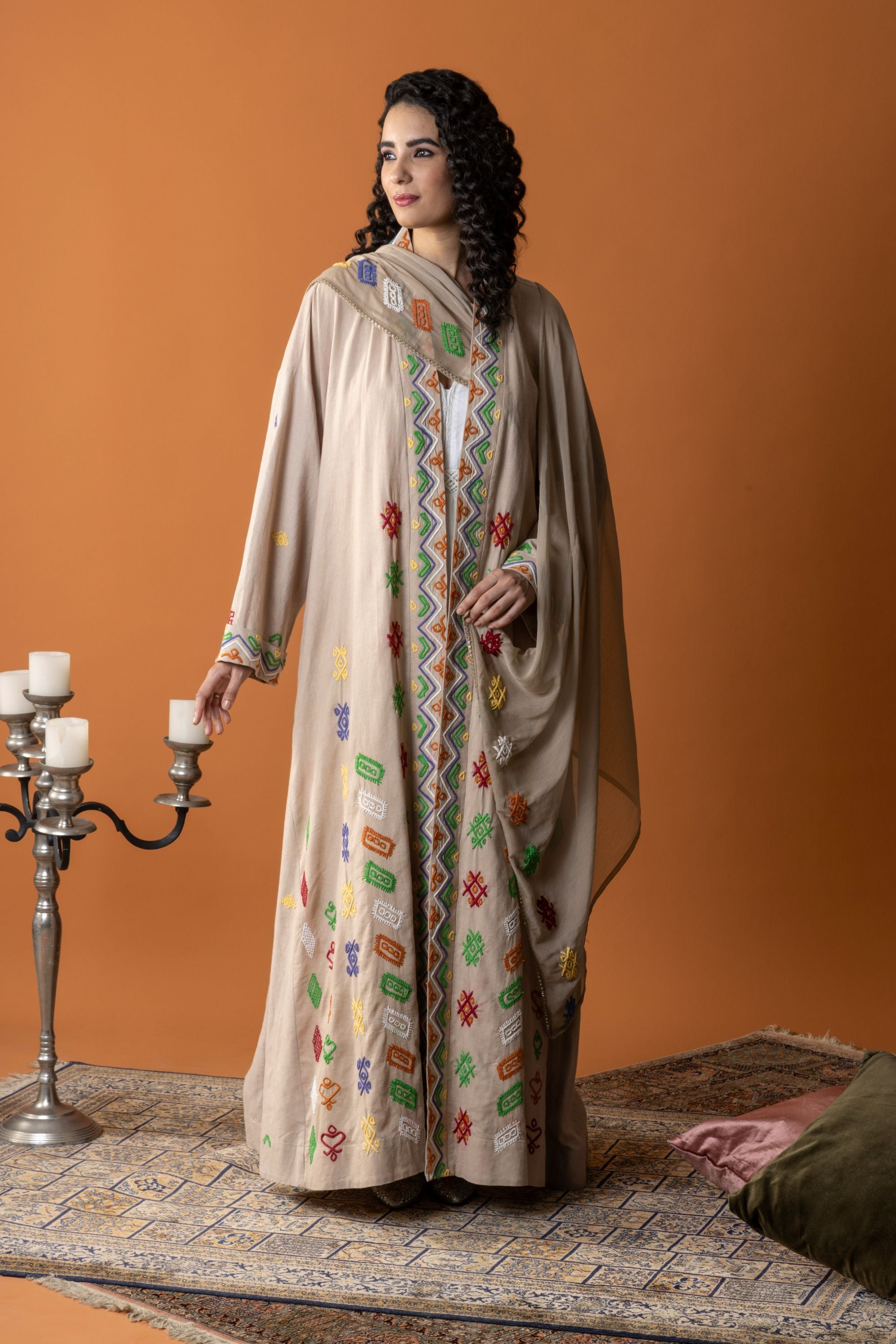 Dina Embroidered Abaya