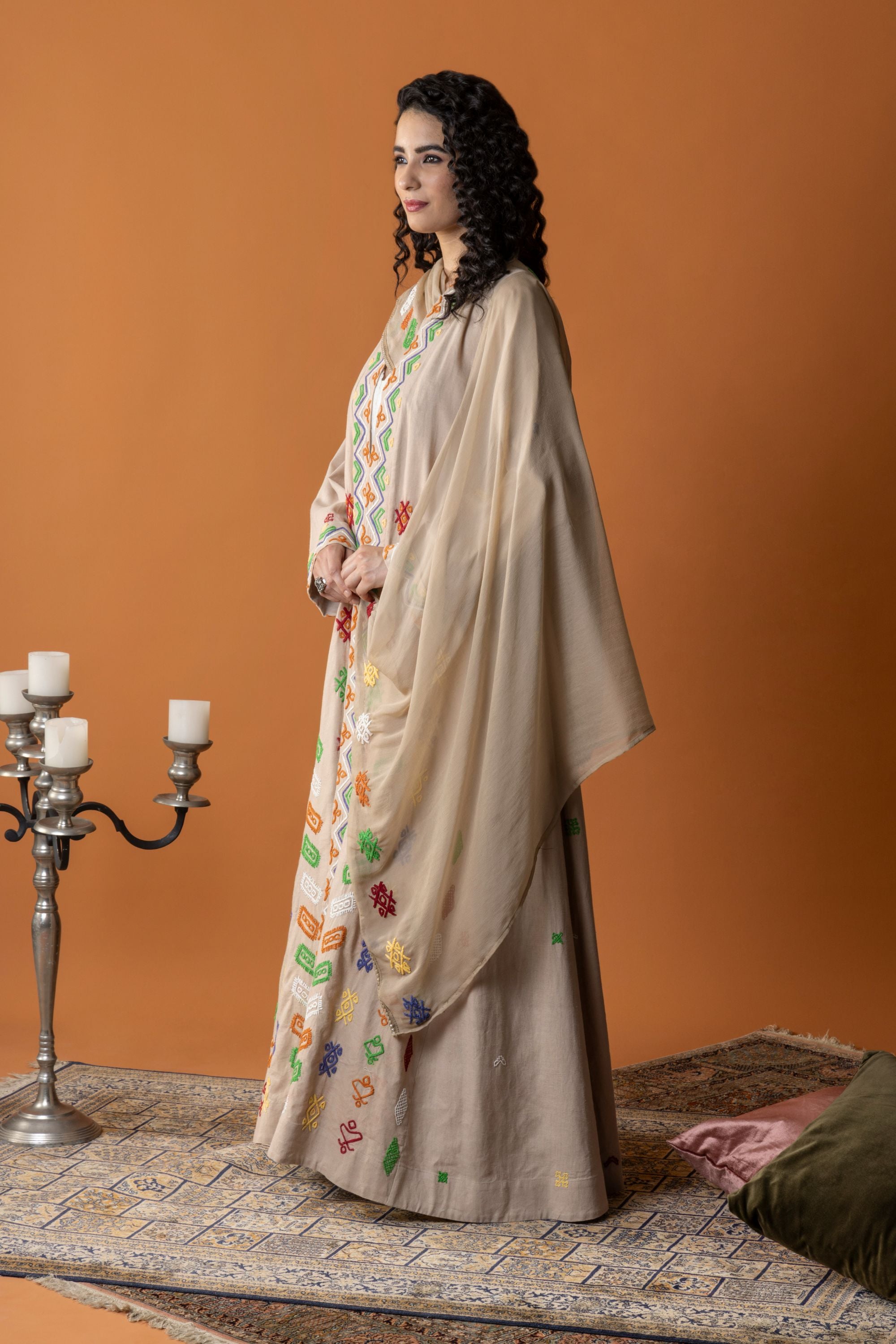 Dina Embroidered Abaya