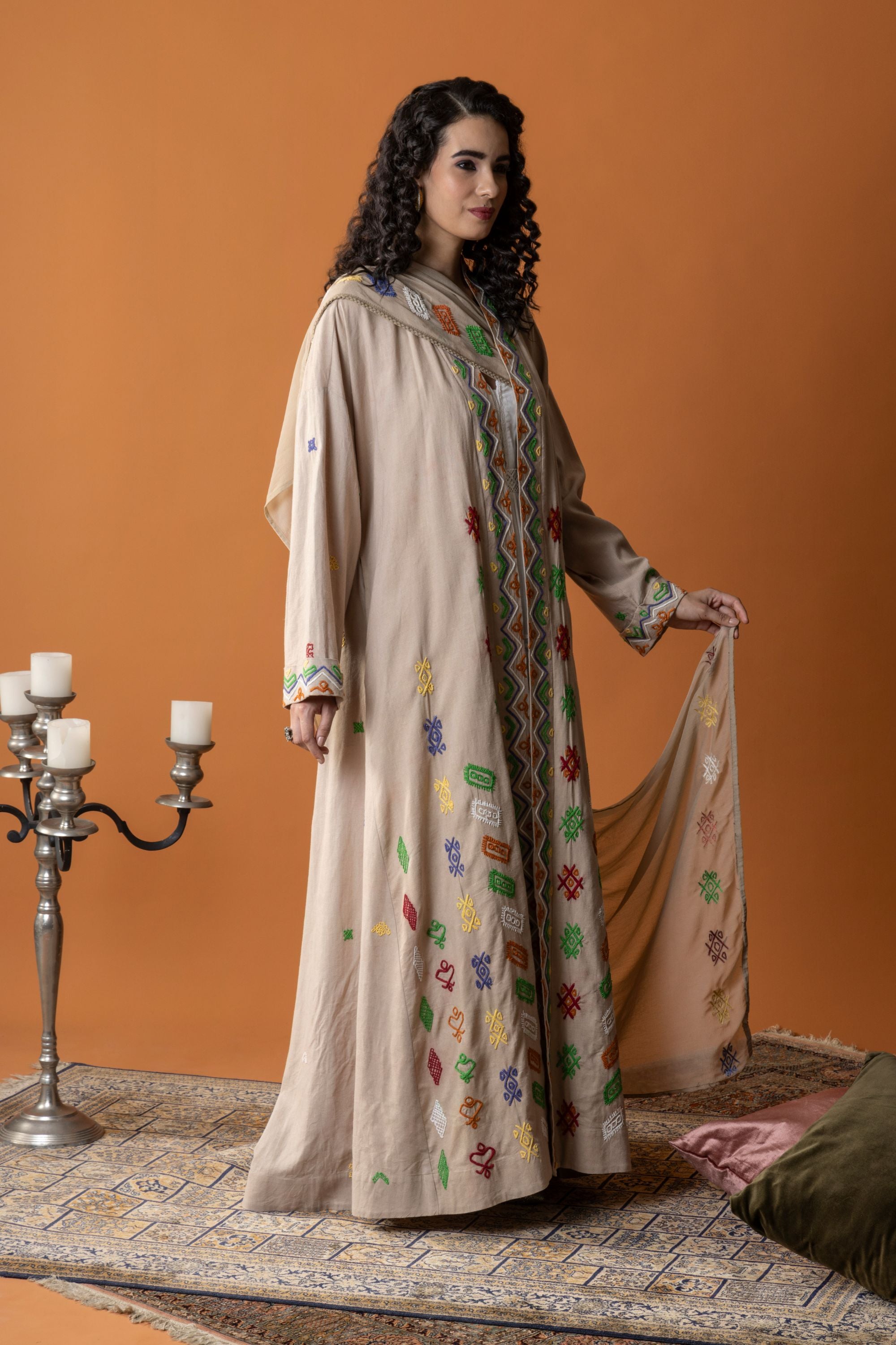 Dina Embroidered Abaya