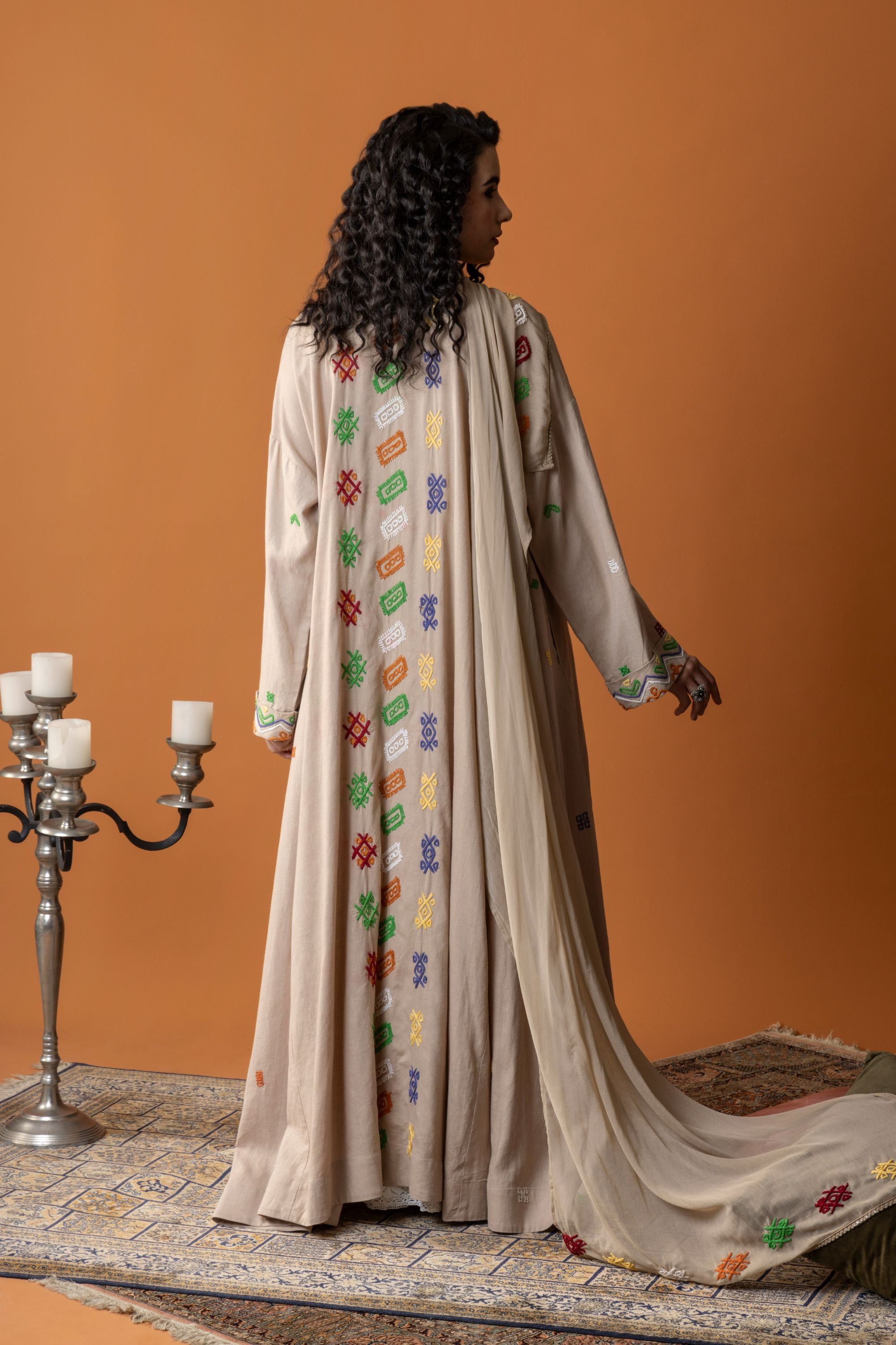 Dina Embroidered Abaya