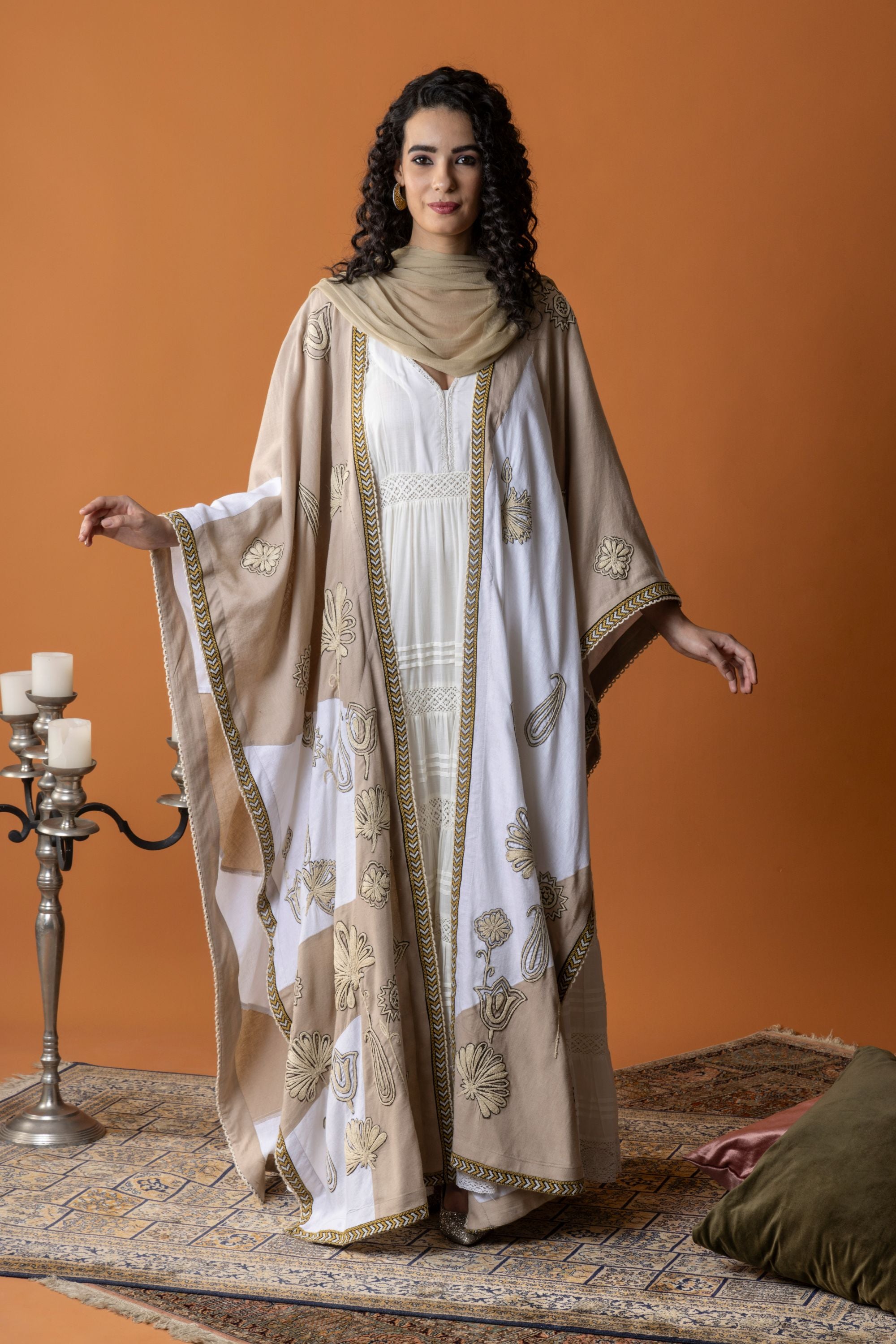 Doaa Embroidered Cape