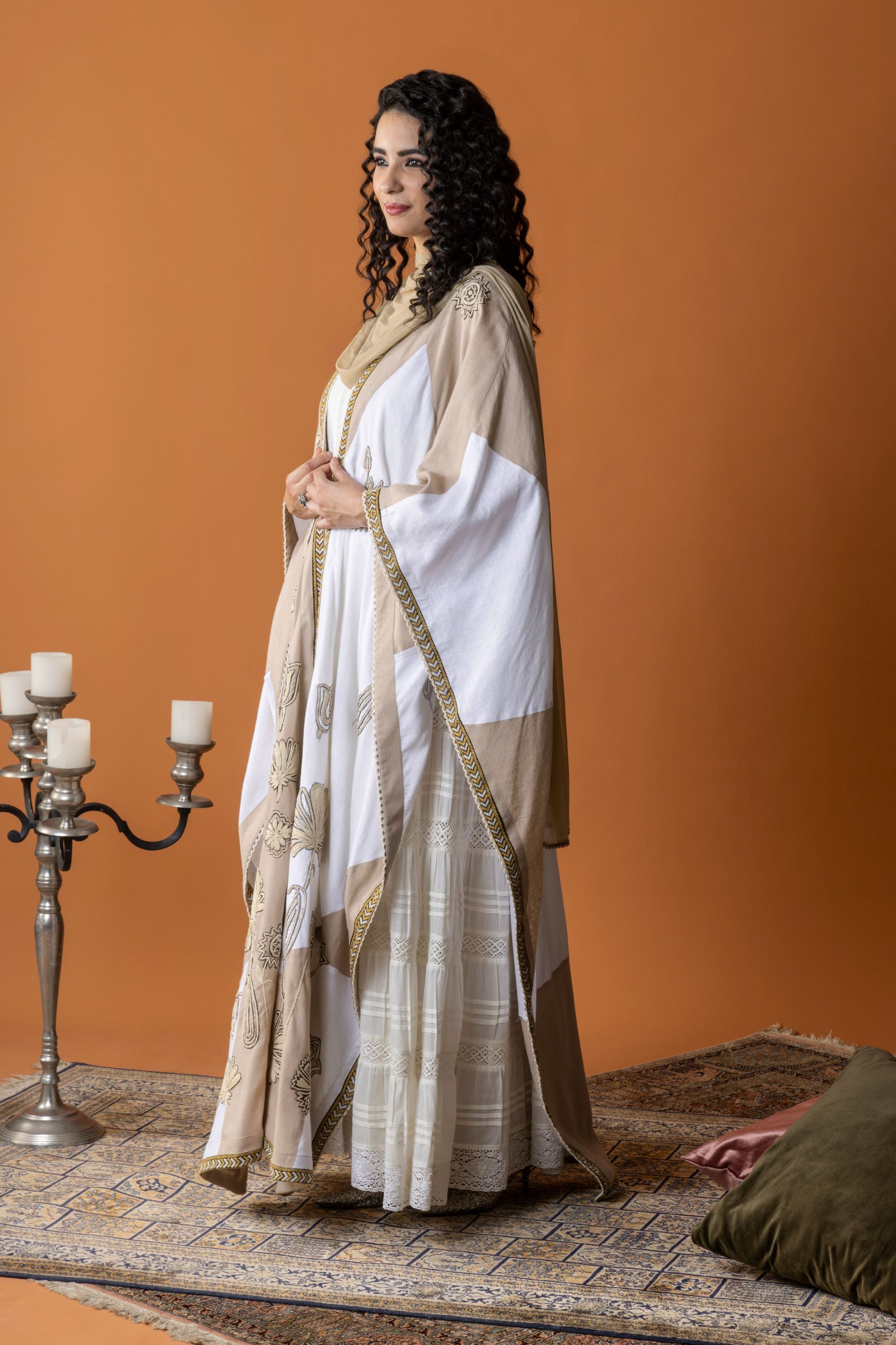 Doaa Embroidered Cape