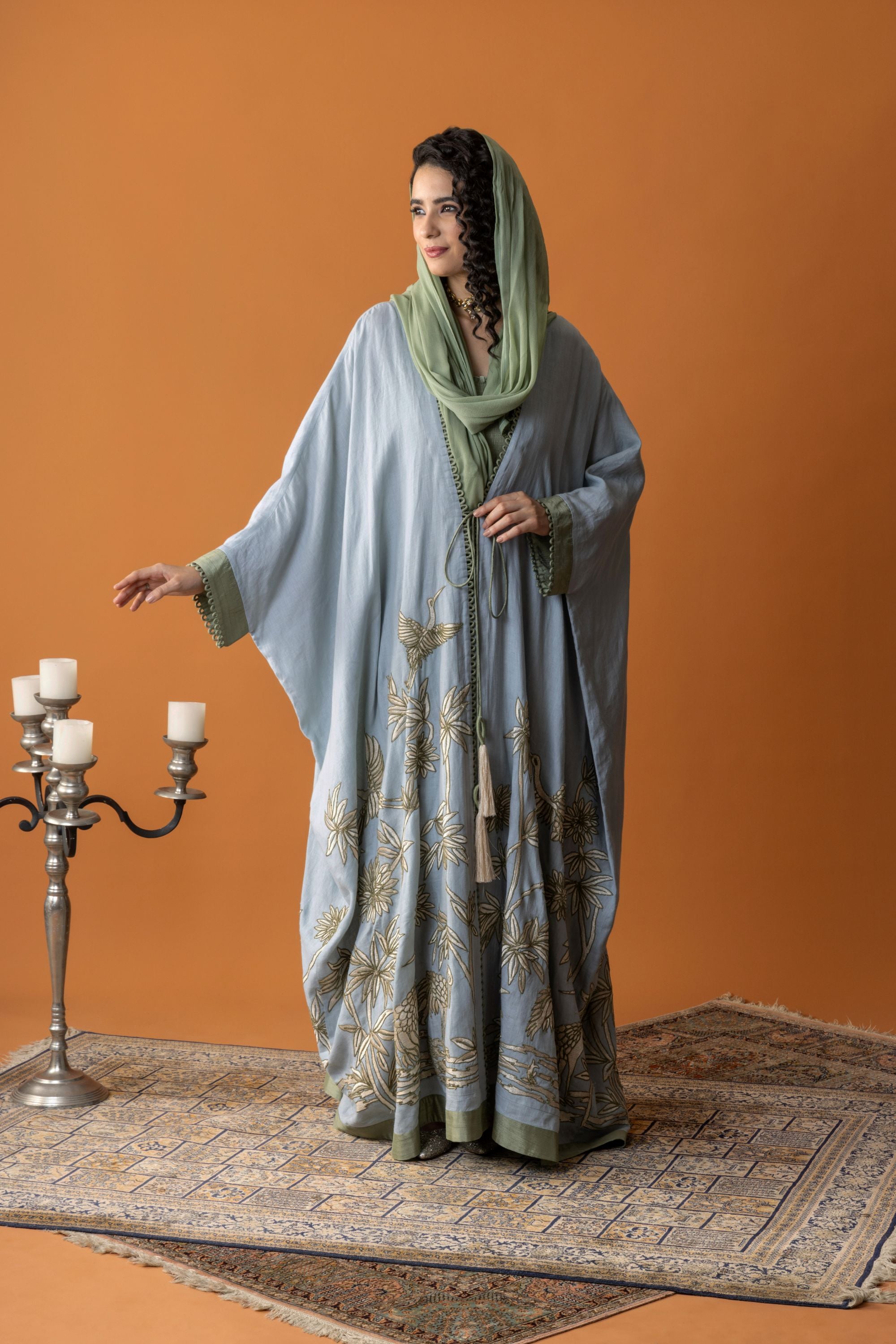 Ehsan Embroidered Abaya