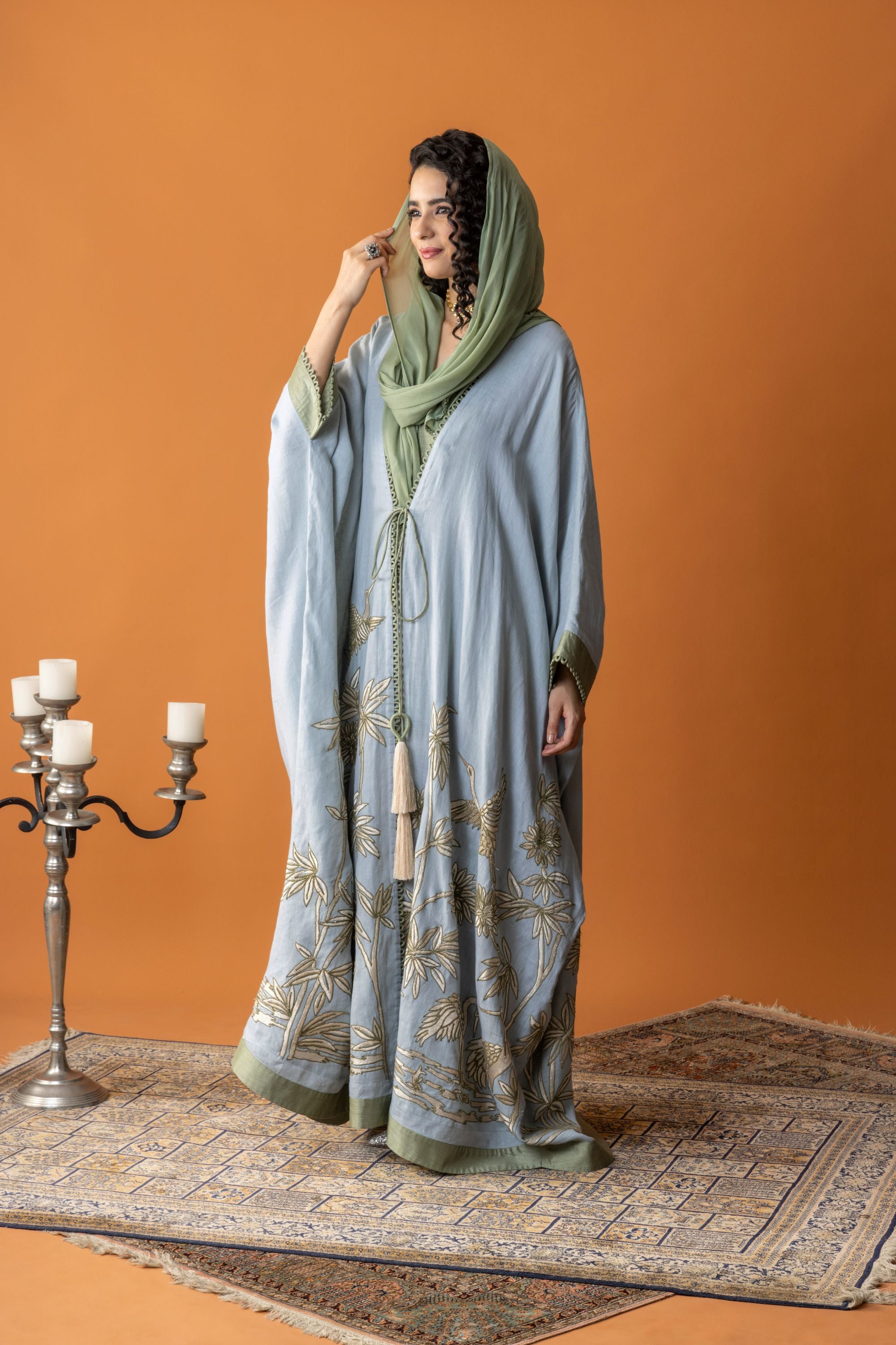 Ehsan Embroidered Abaya