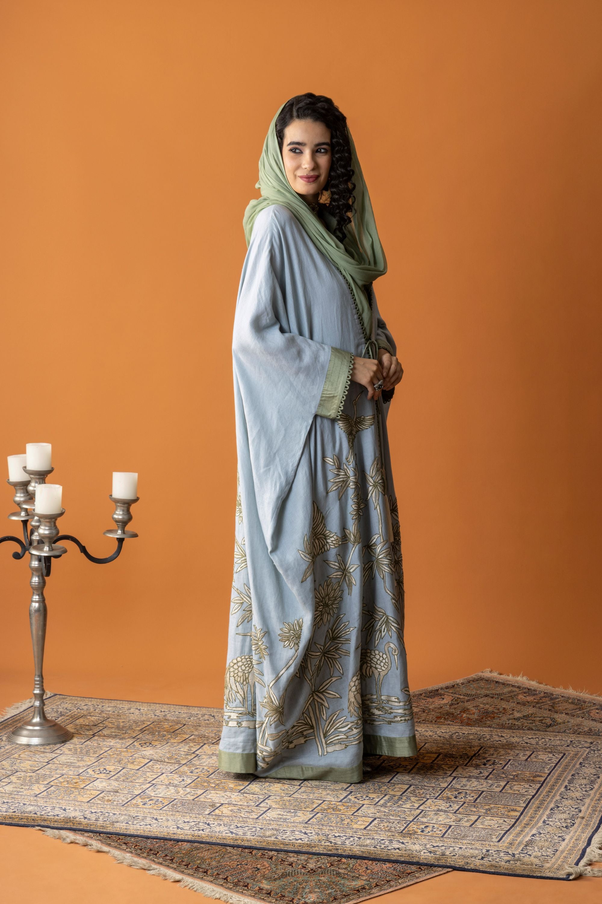 Ehsan Embroidered Abaya