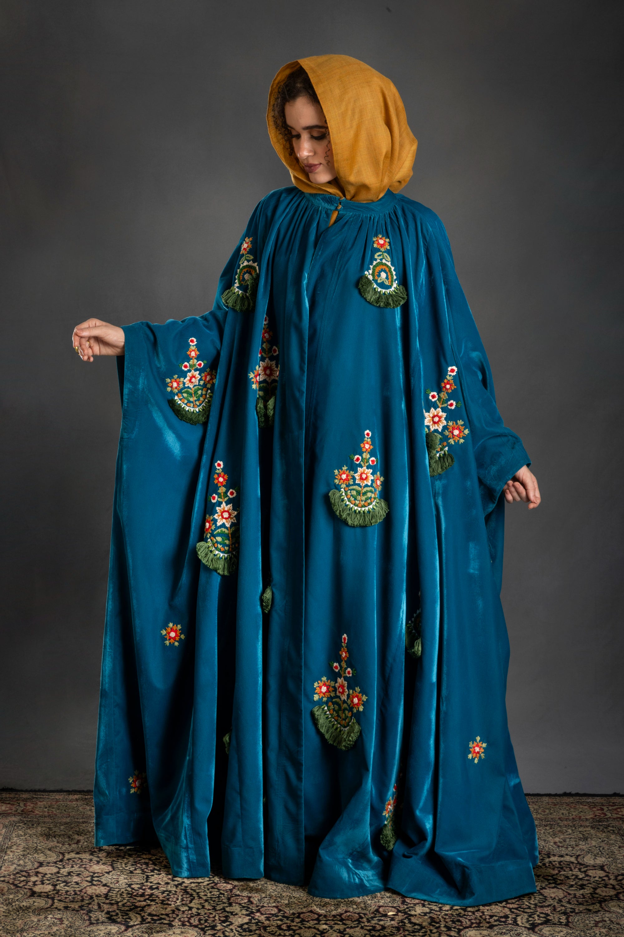 Aasiya Embroidered Cape