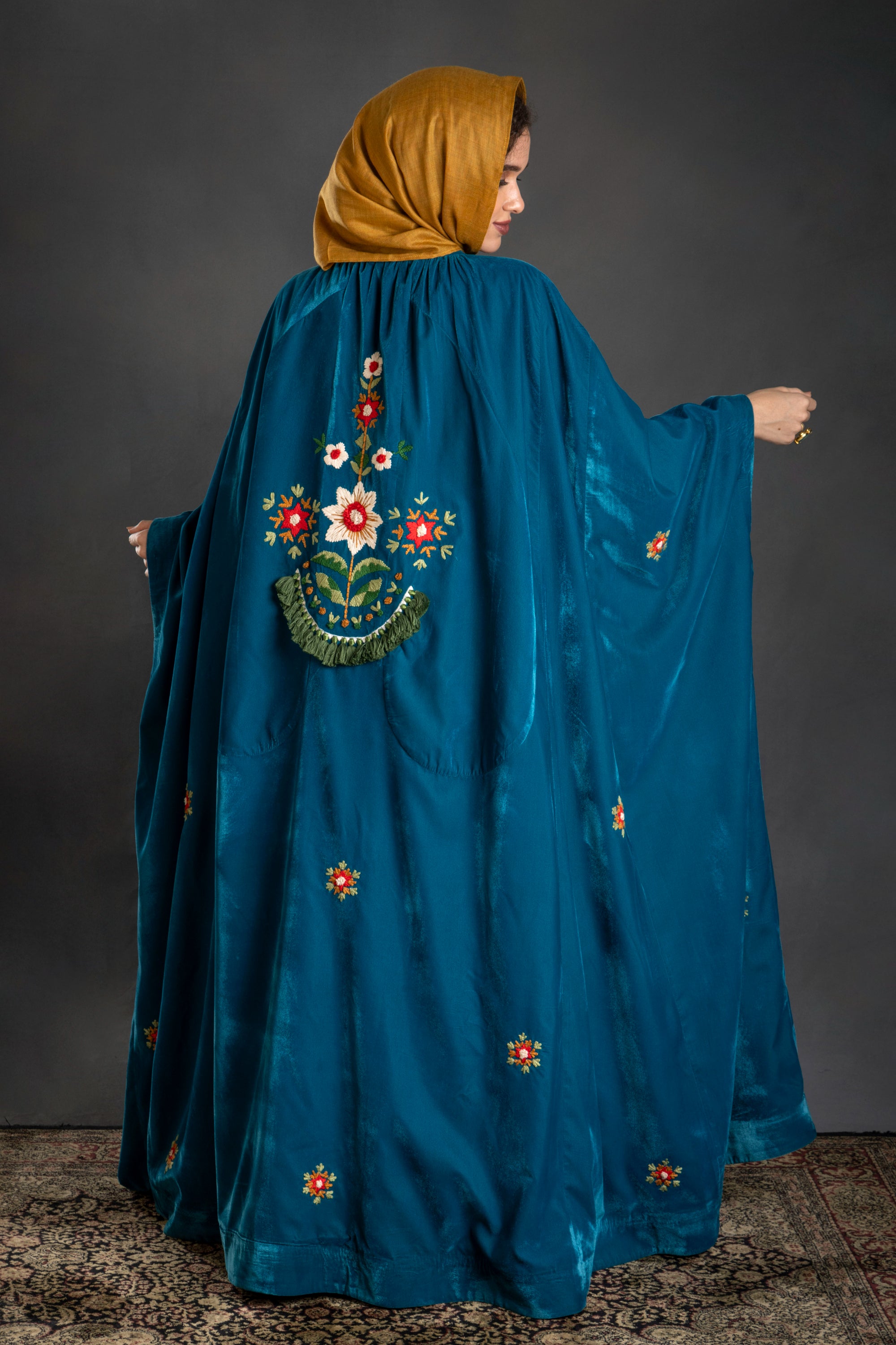 Aasiya Embroidered Cape