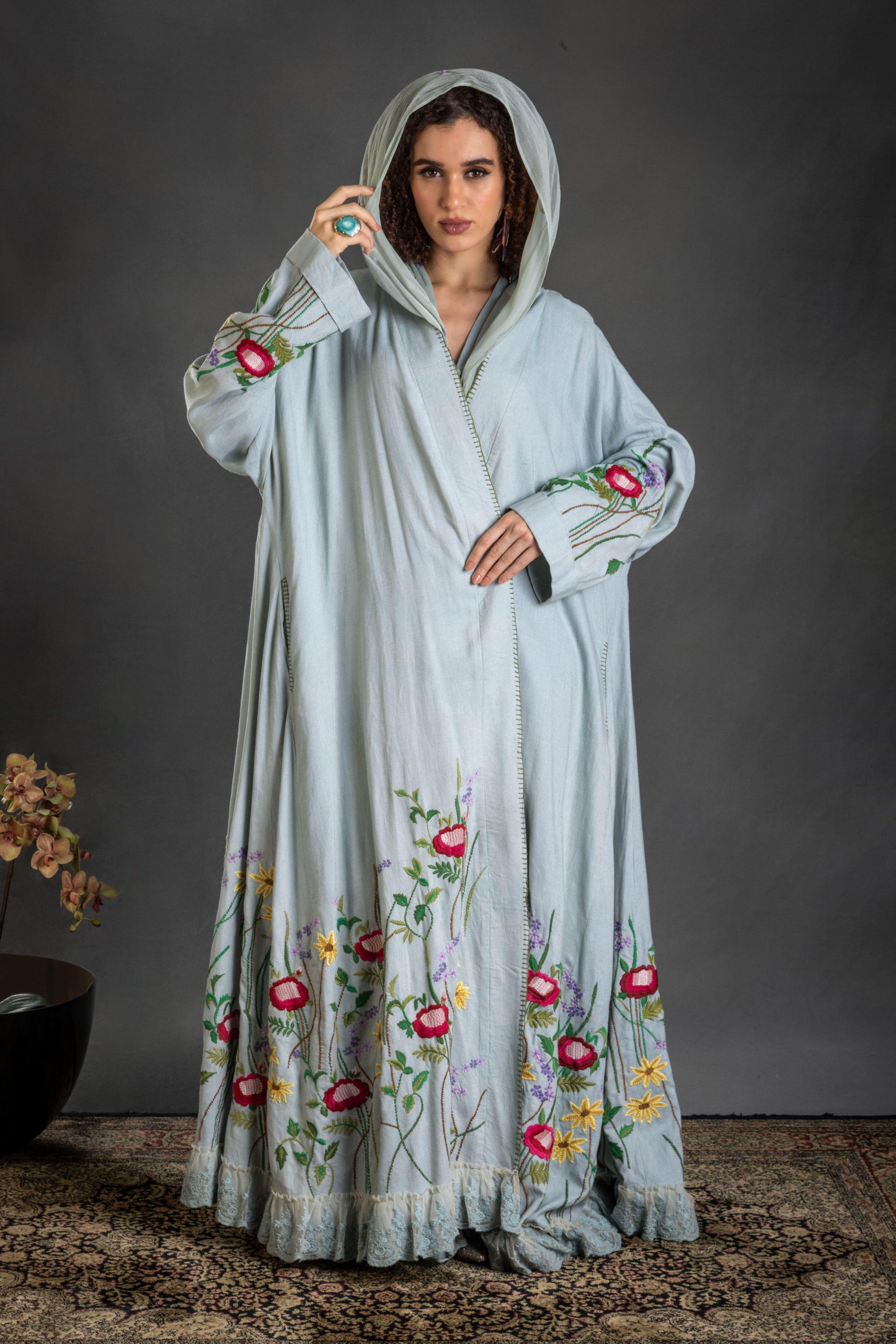 Afnan Embroidered Abaya