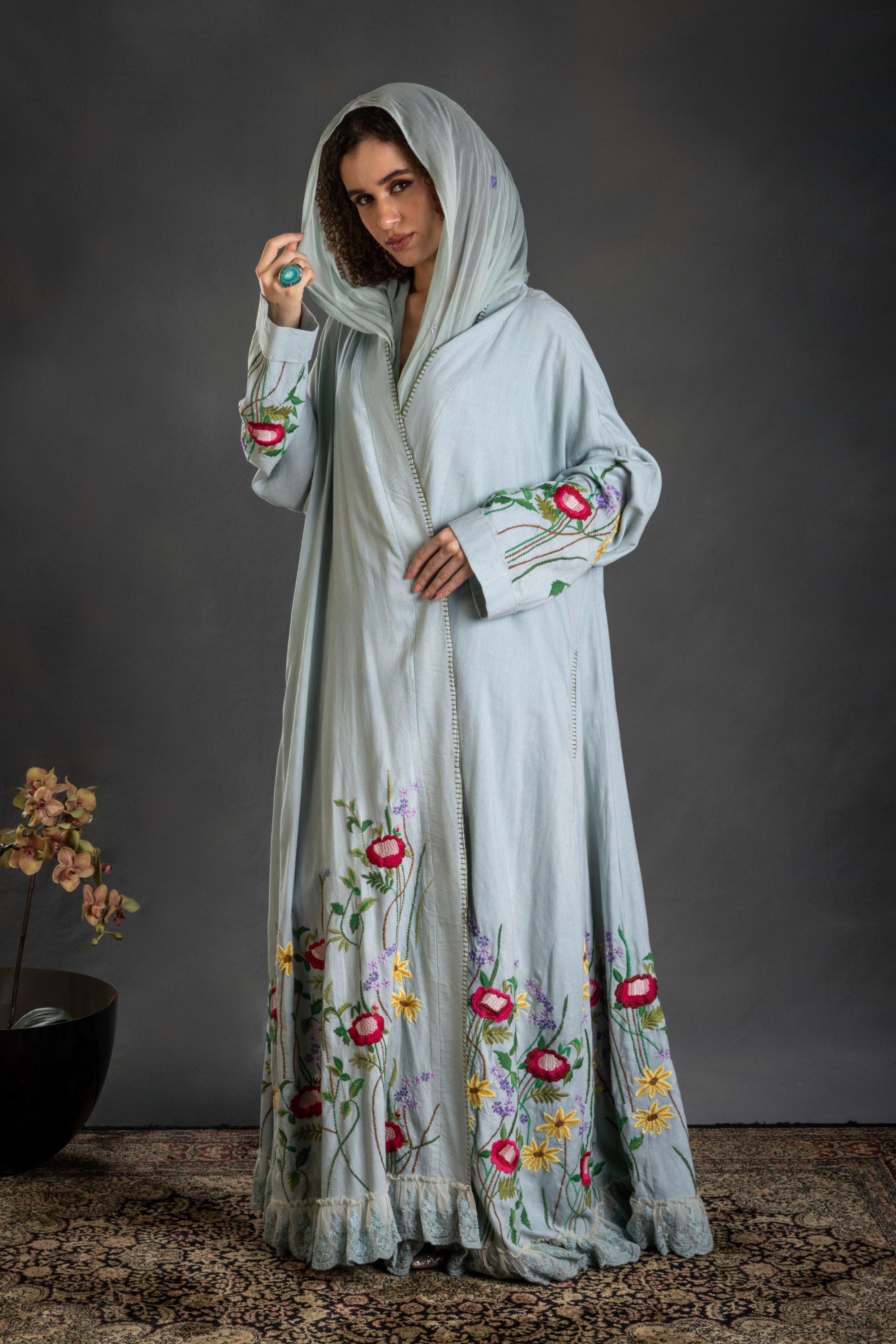 Afnan Embroidered Abaya