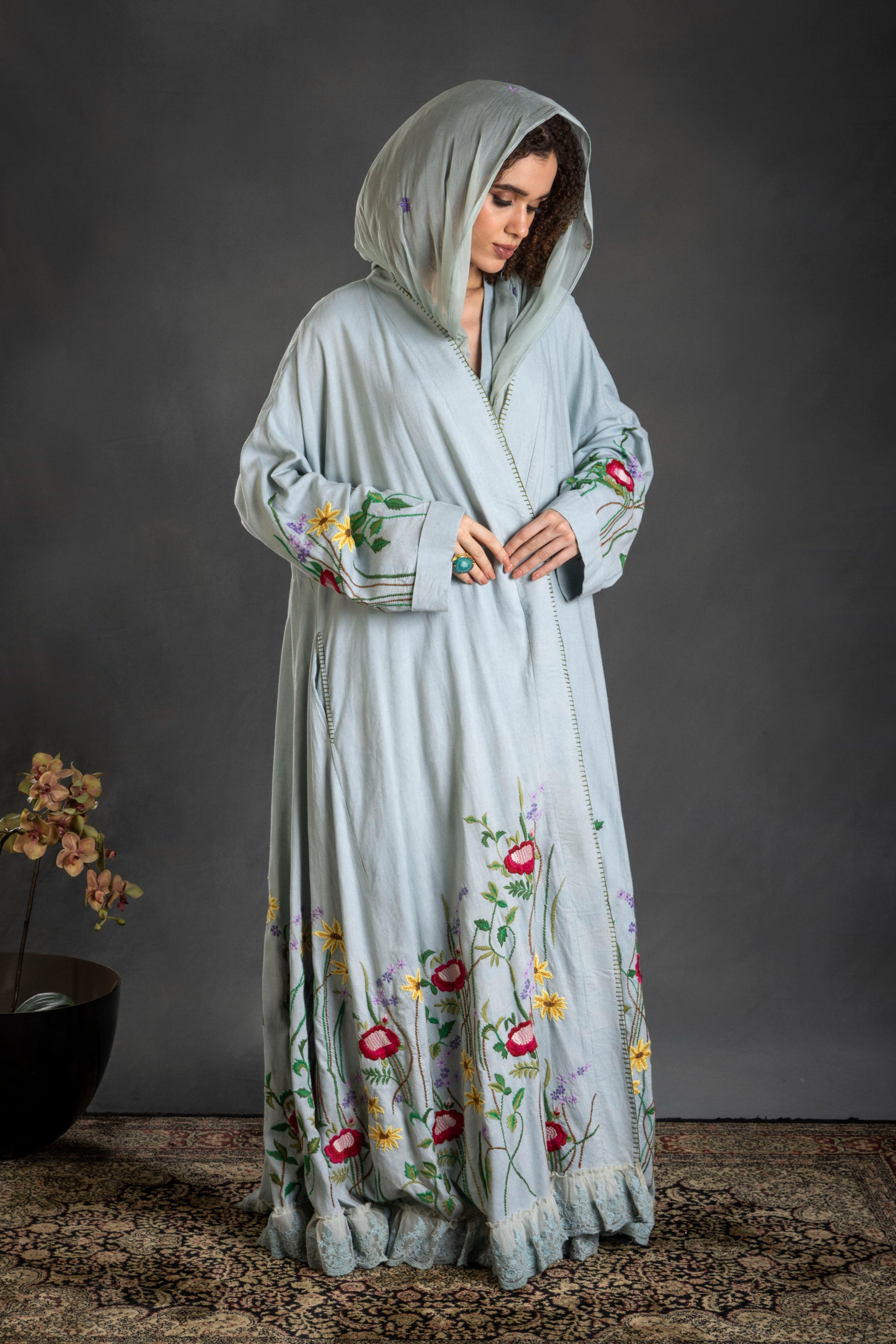 Afnan Embroidered Abaya