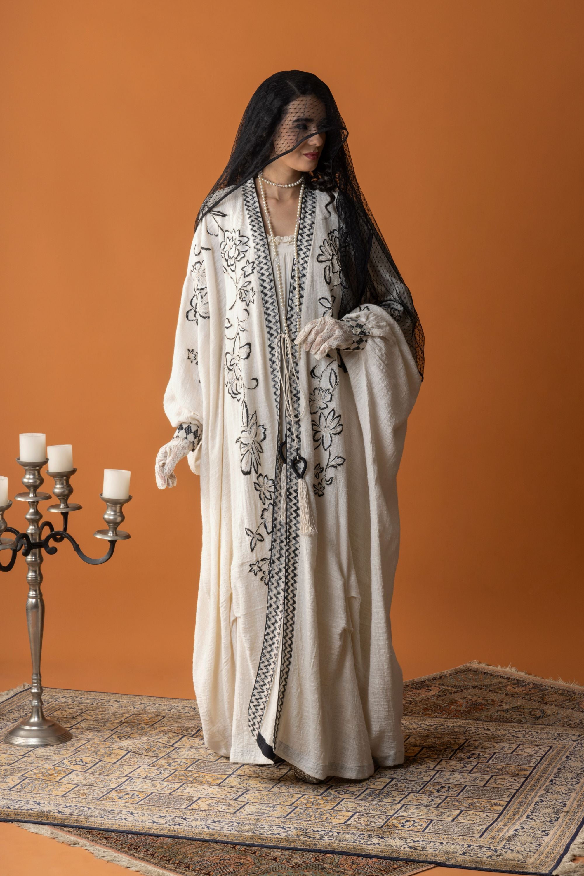 Shahla Embroidered Abaya