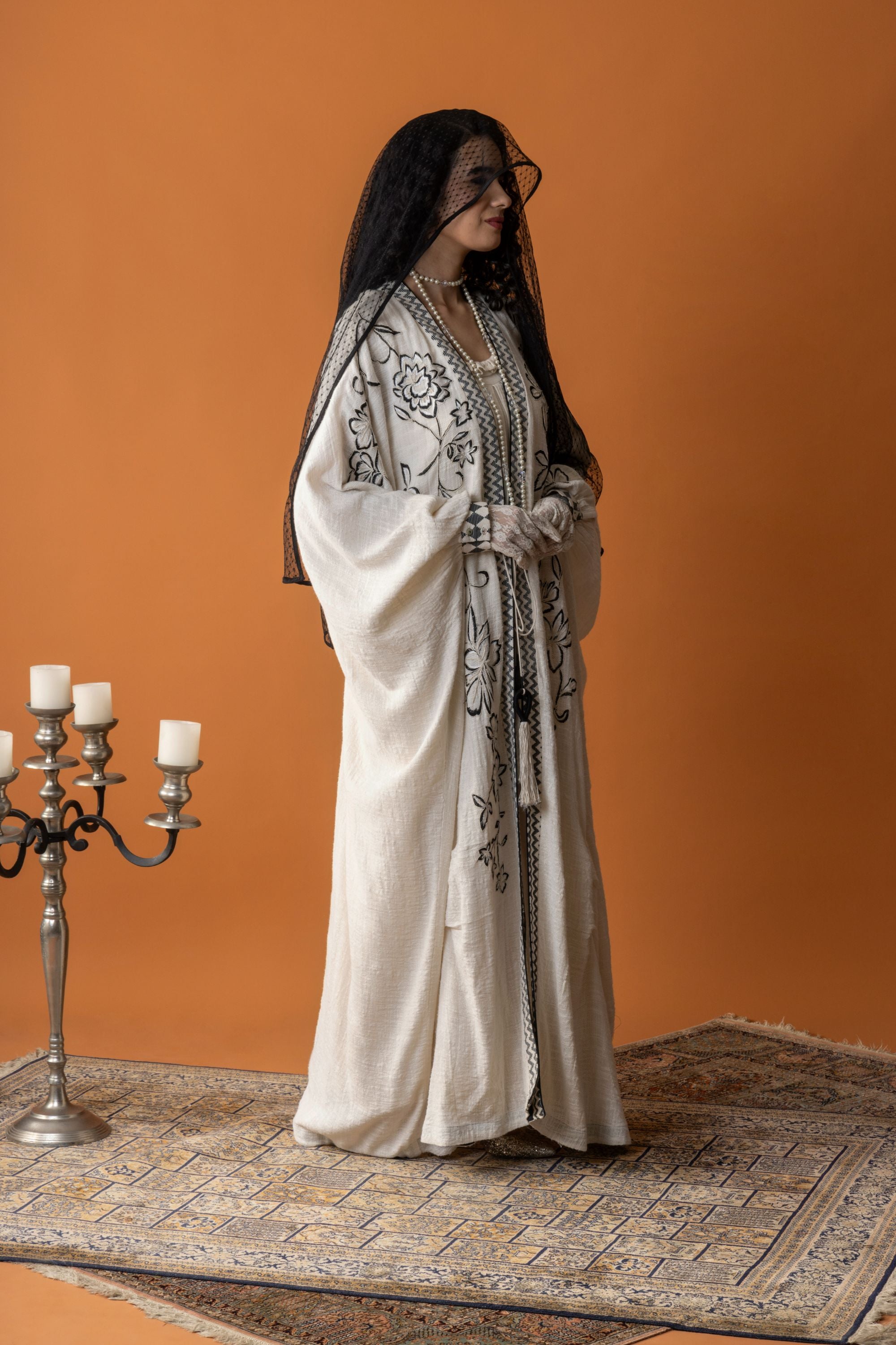 Shahla Embroidered Abaya