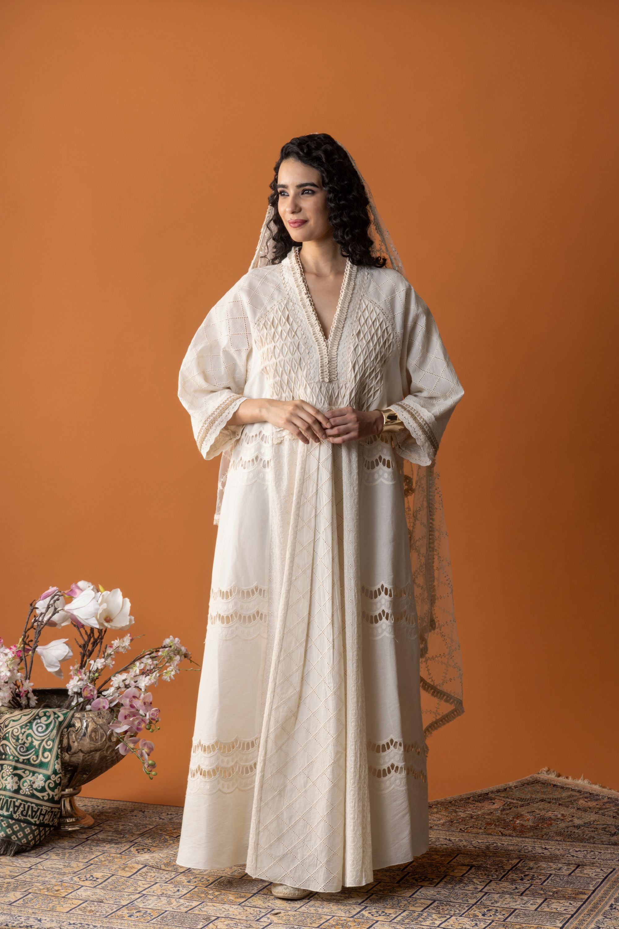 Nazli Embroidered Jalabiya