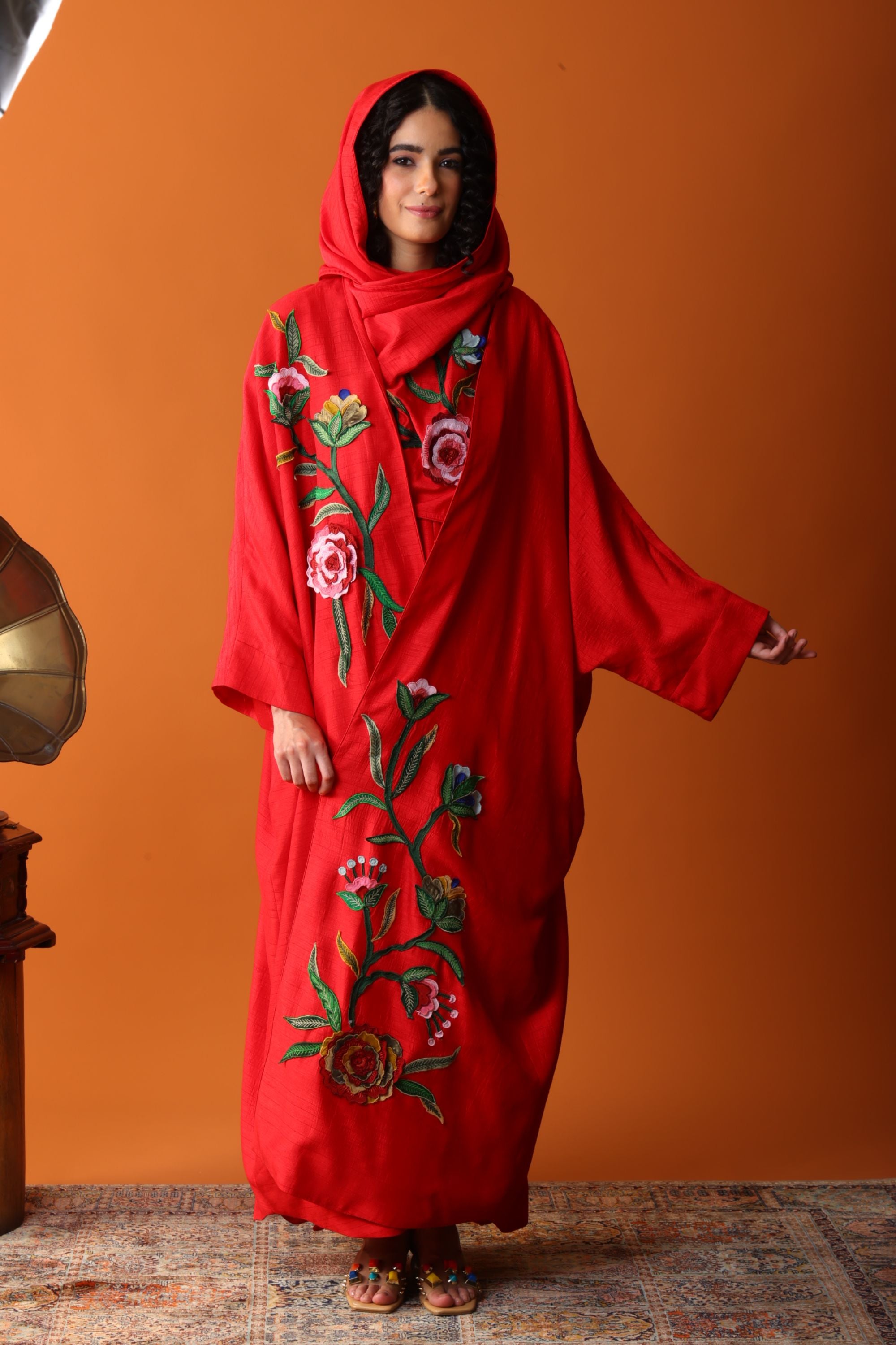 Zafeera Embroidered Abaya