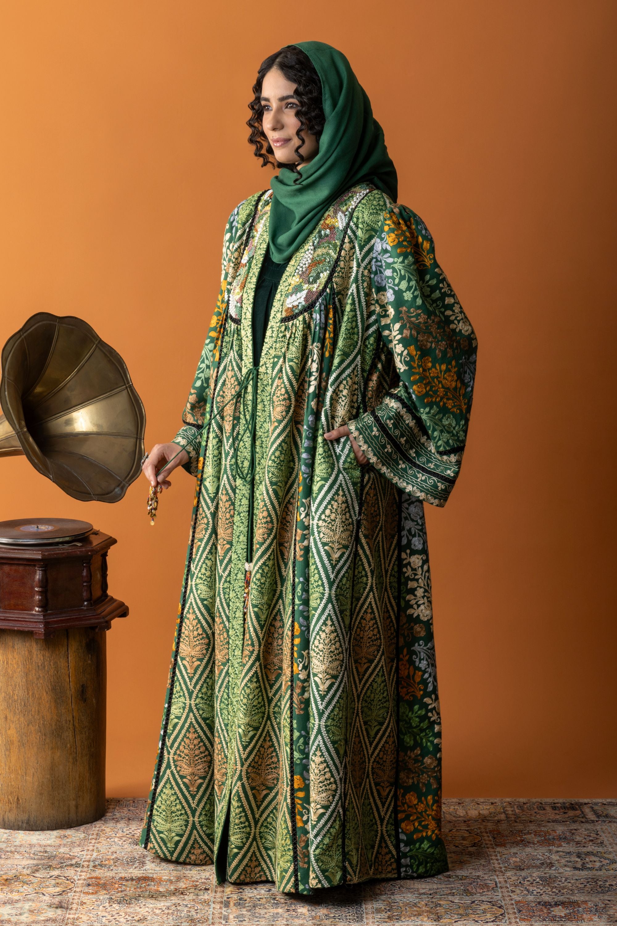 Hayat Embroidered Abaya