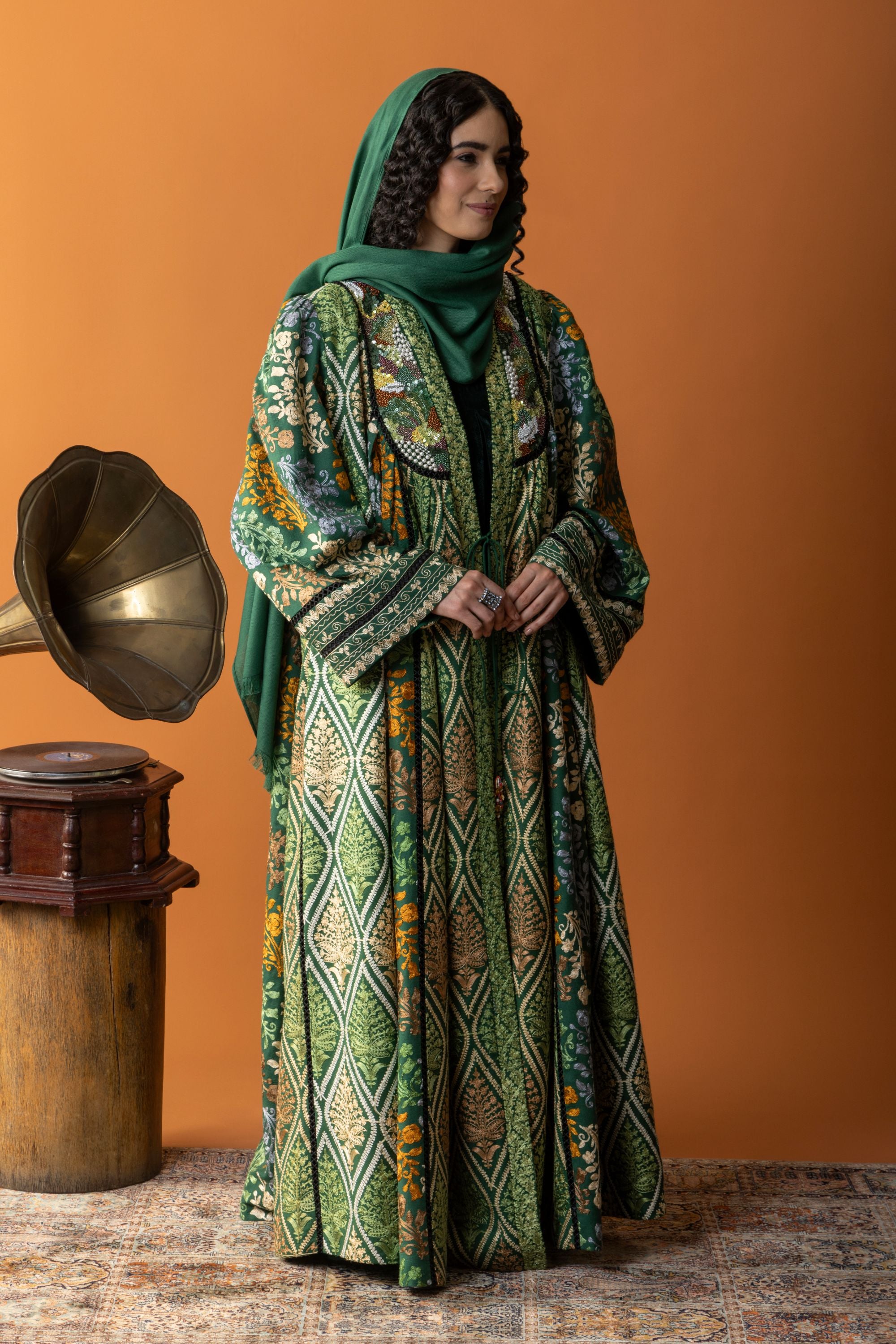 Hayat Embroidered Abaya