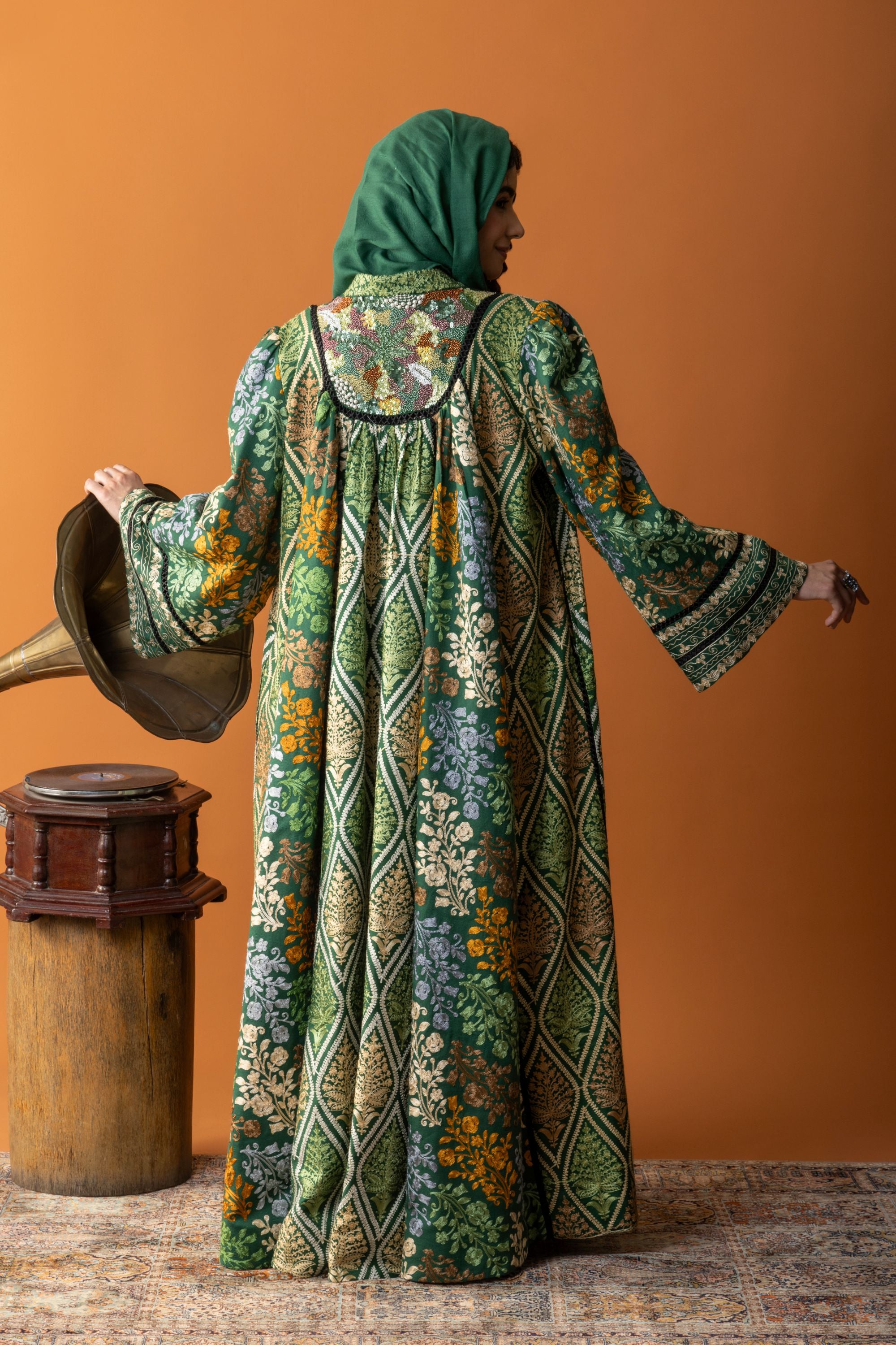 Hayat Embroidered Abaya