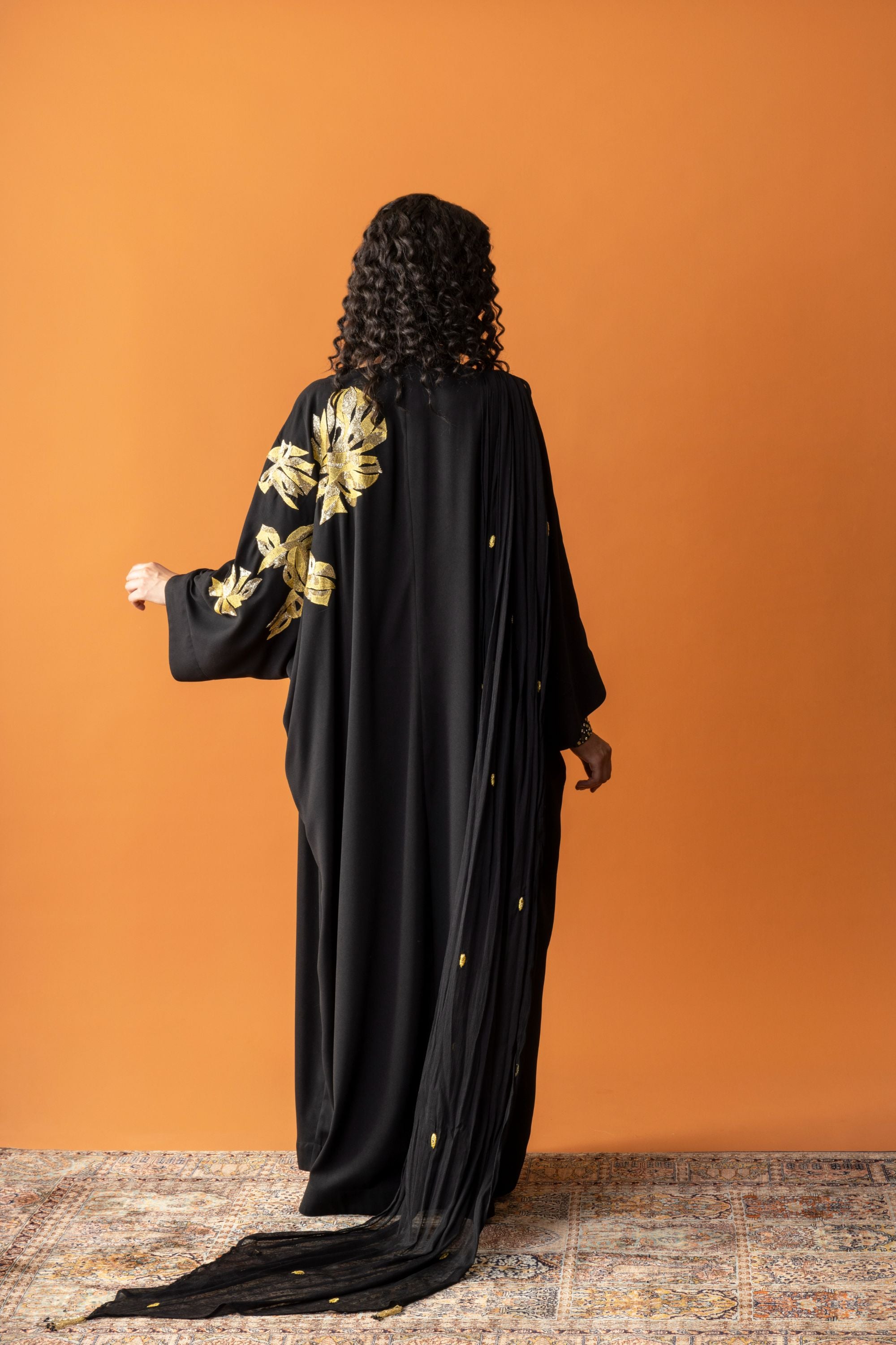 Lana Embroidered Abaya with Embellishment