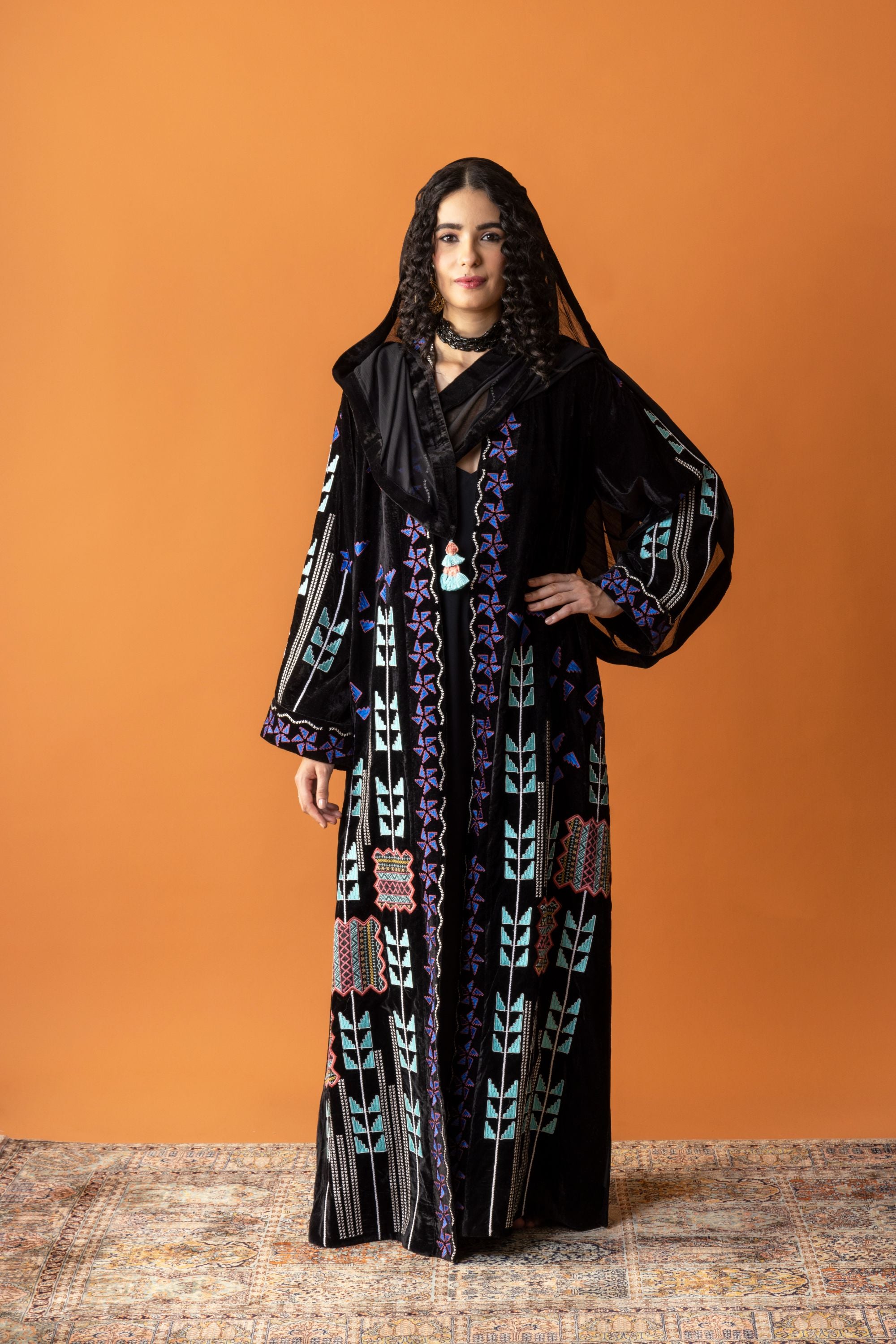 Lamia Embroidered Abaya