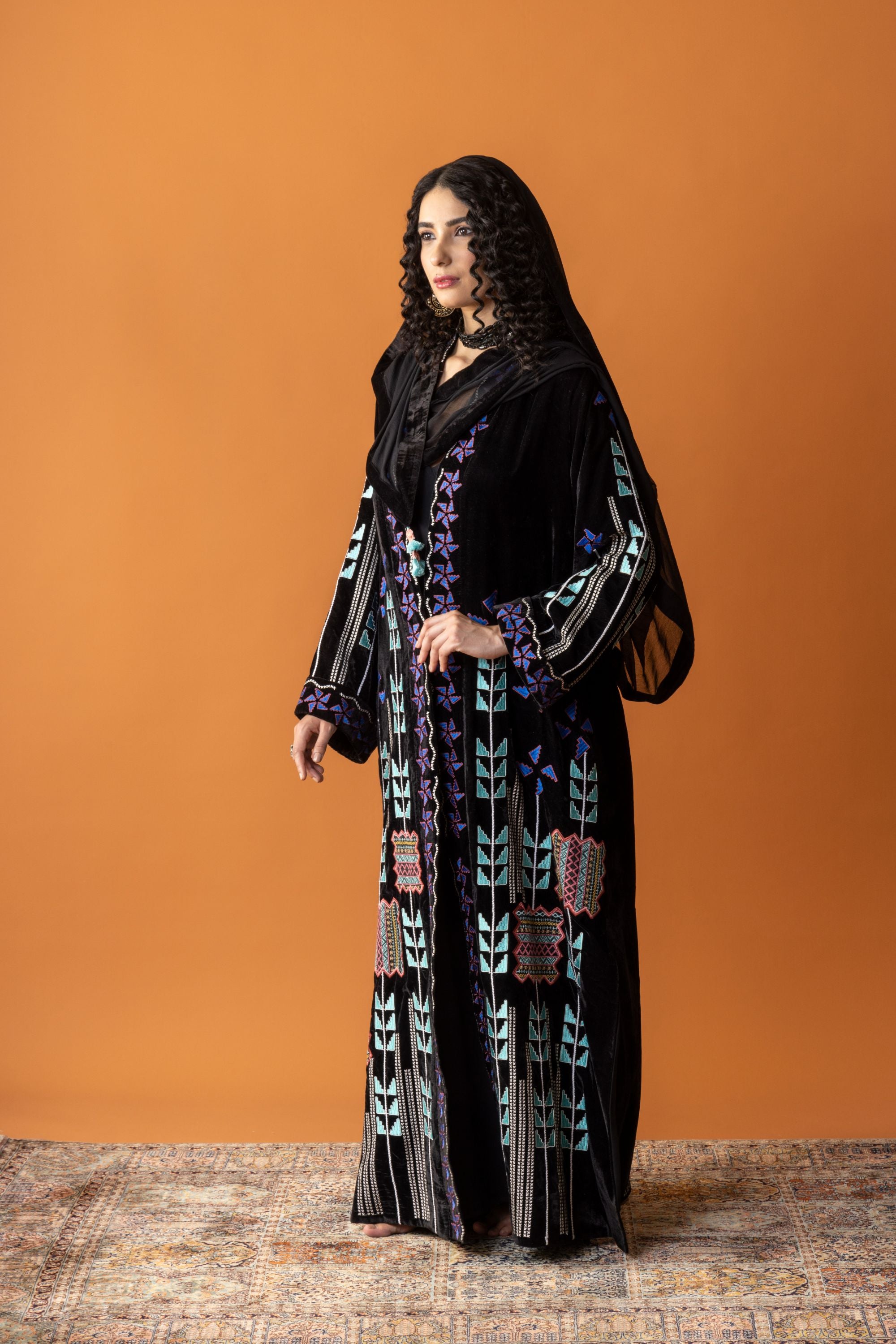 Lamia Embroidered Abaya