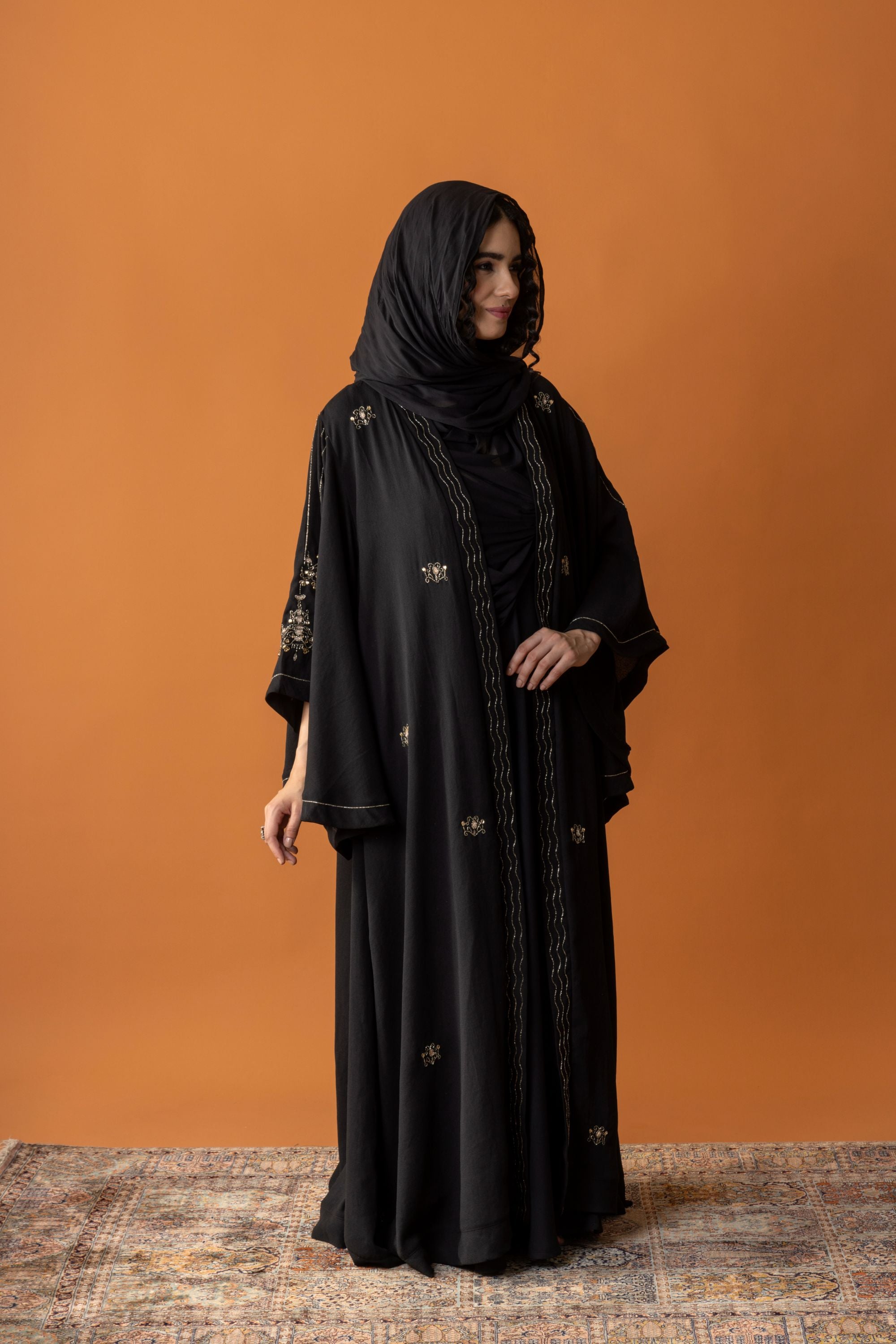 Yara Abaya with Embellishment