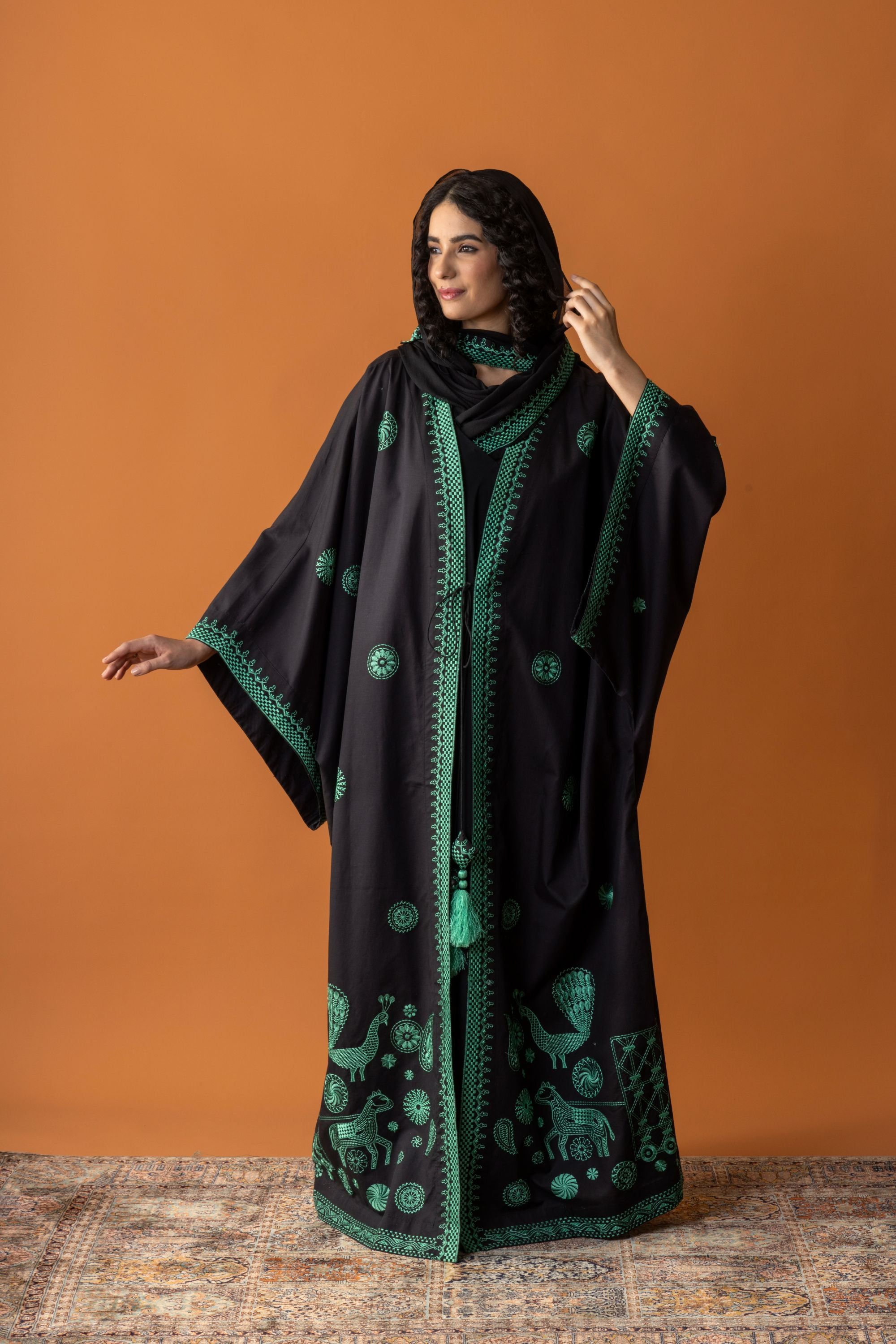 Nafeesa Embroidered Abaya