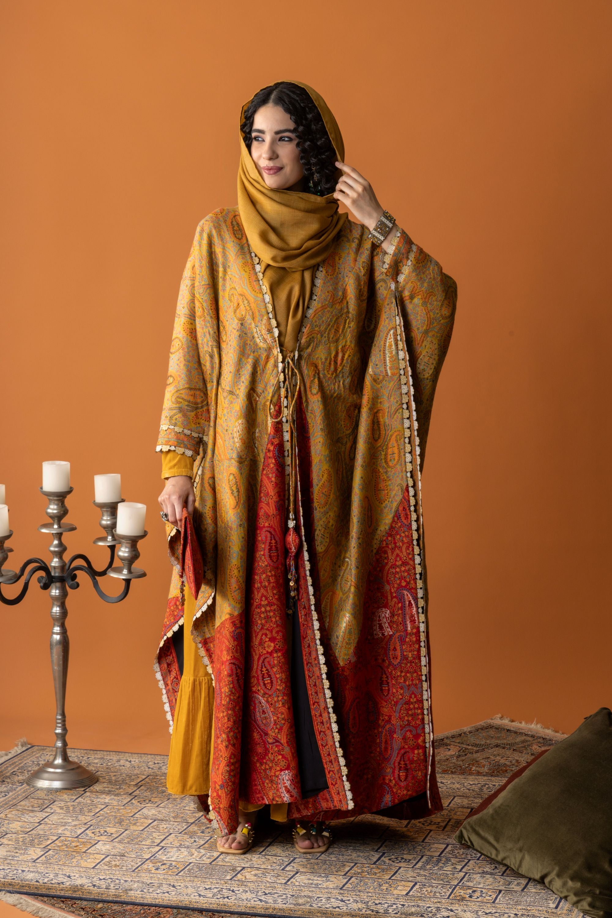 Dalia Embroidered Cape