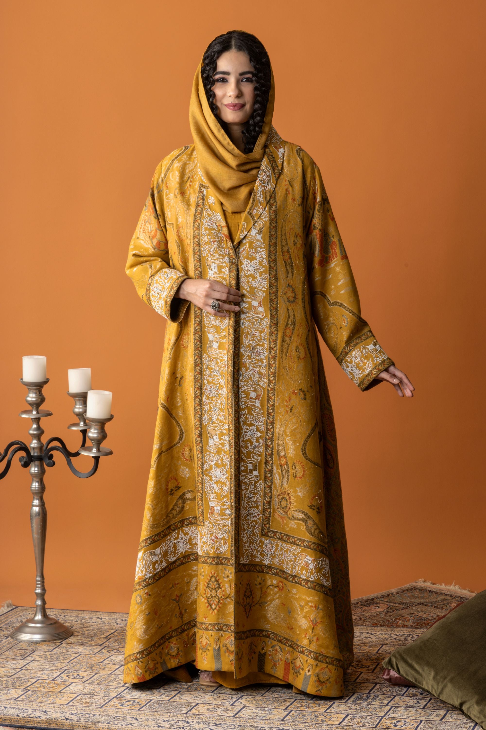 Rim Embroidered Abaya