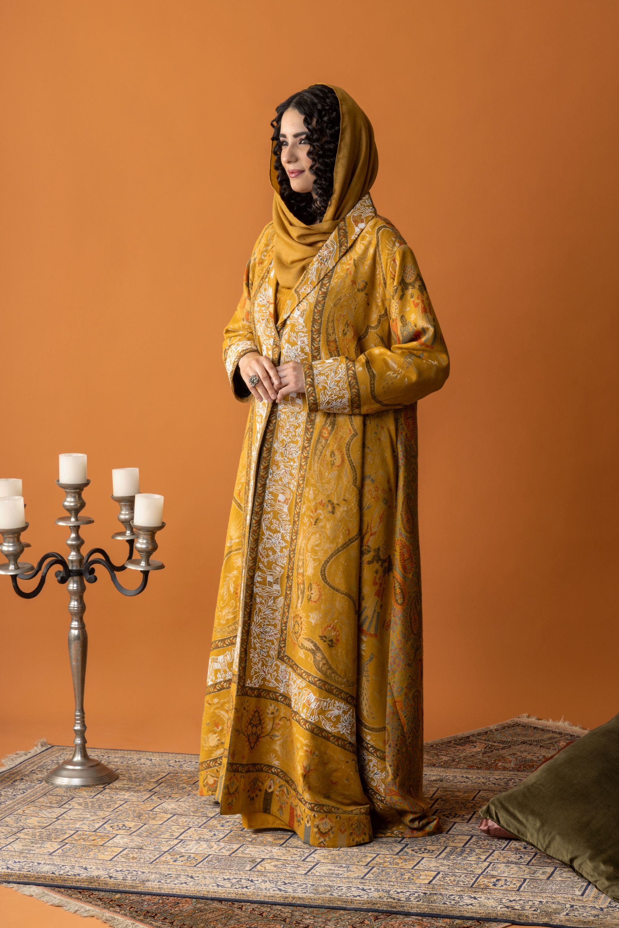 Rim Embroidered Abaya