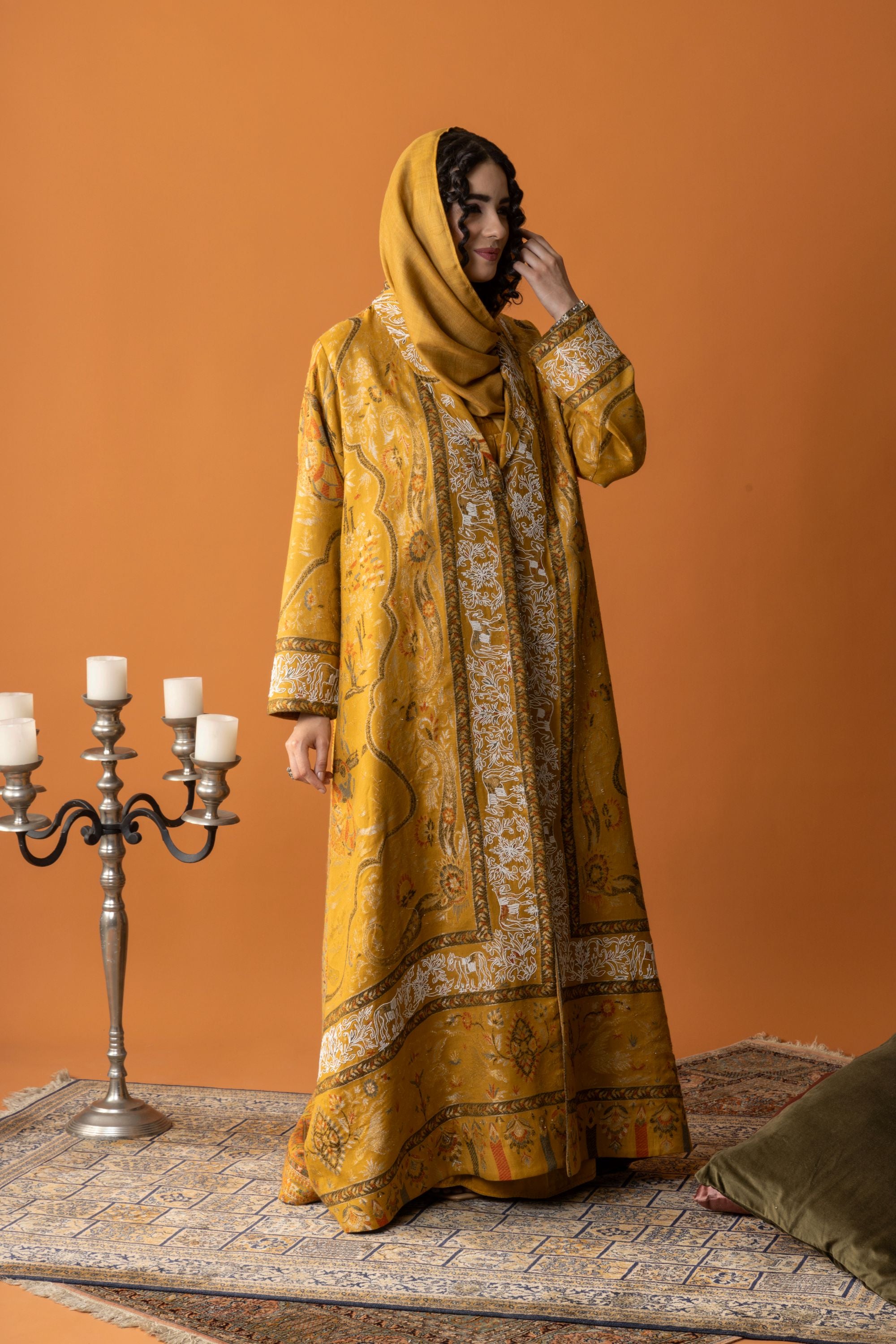 Rim Embroidered Abaya