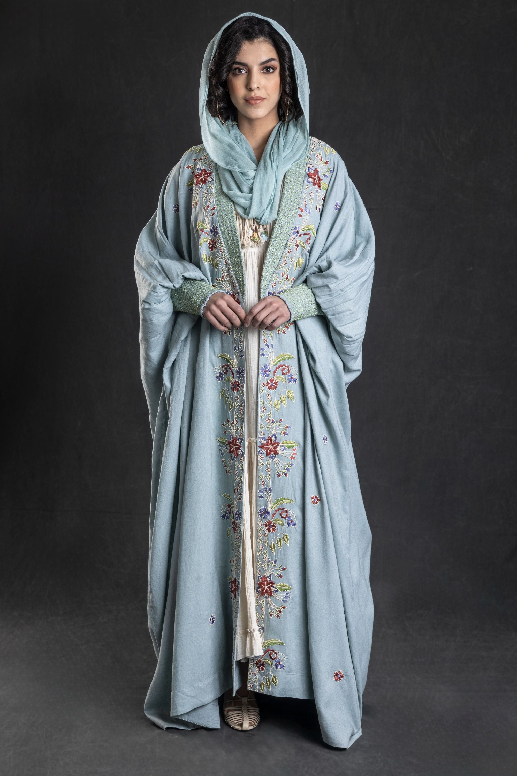 Bibi Abaya with Embroidery