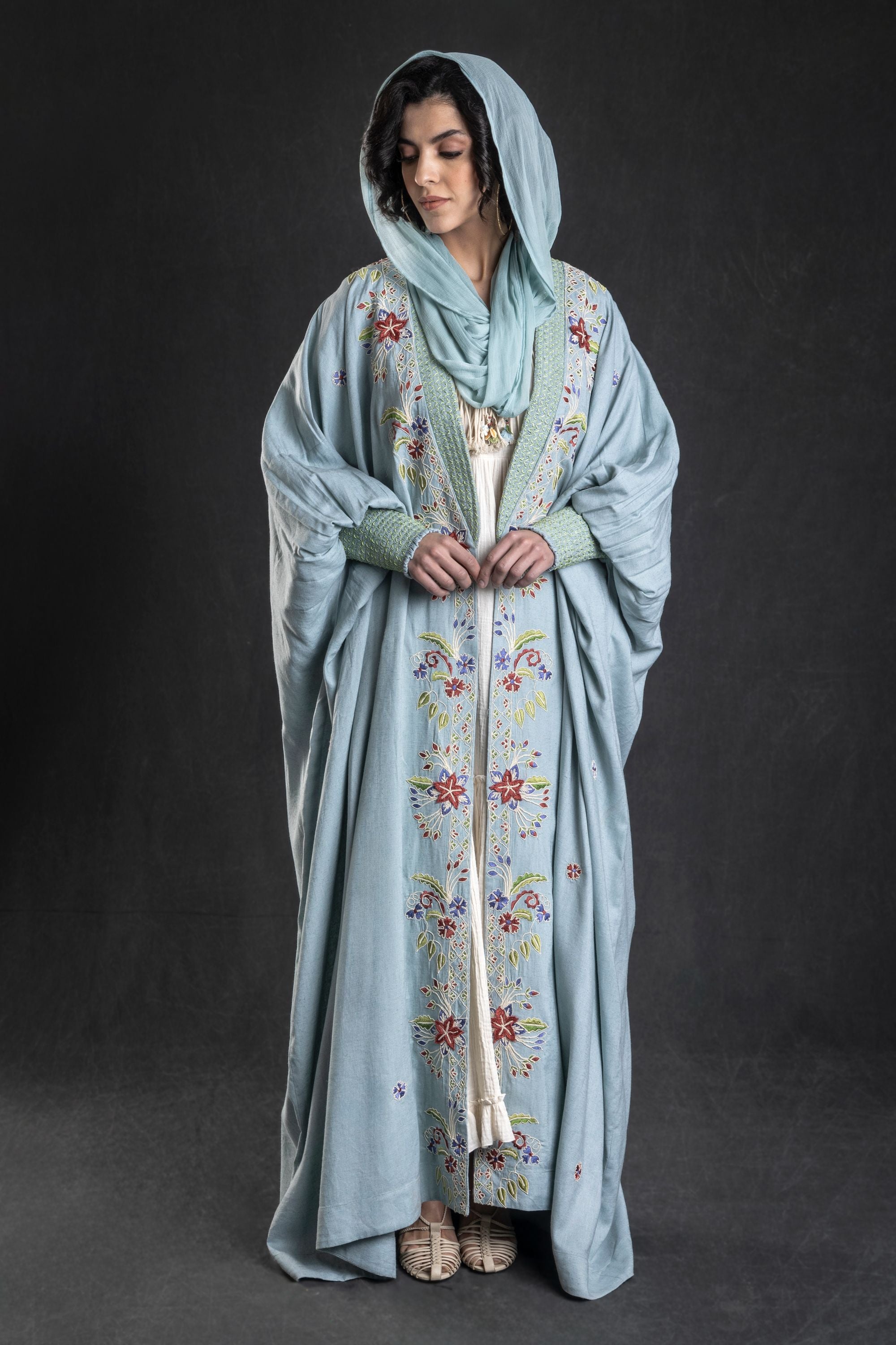 Bibi Abaya with Embroidery